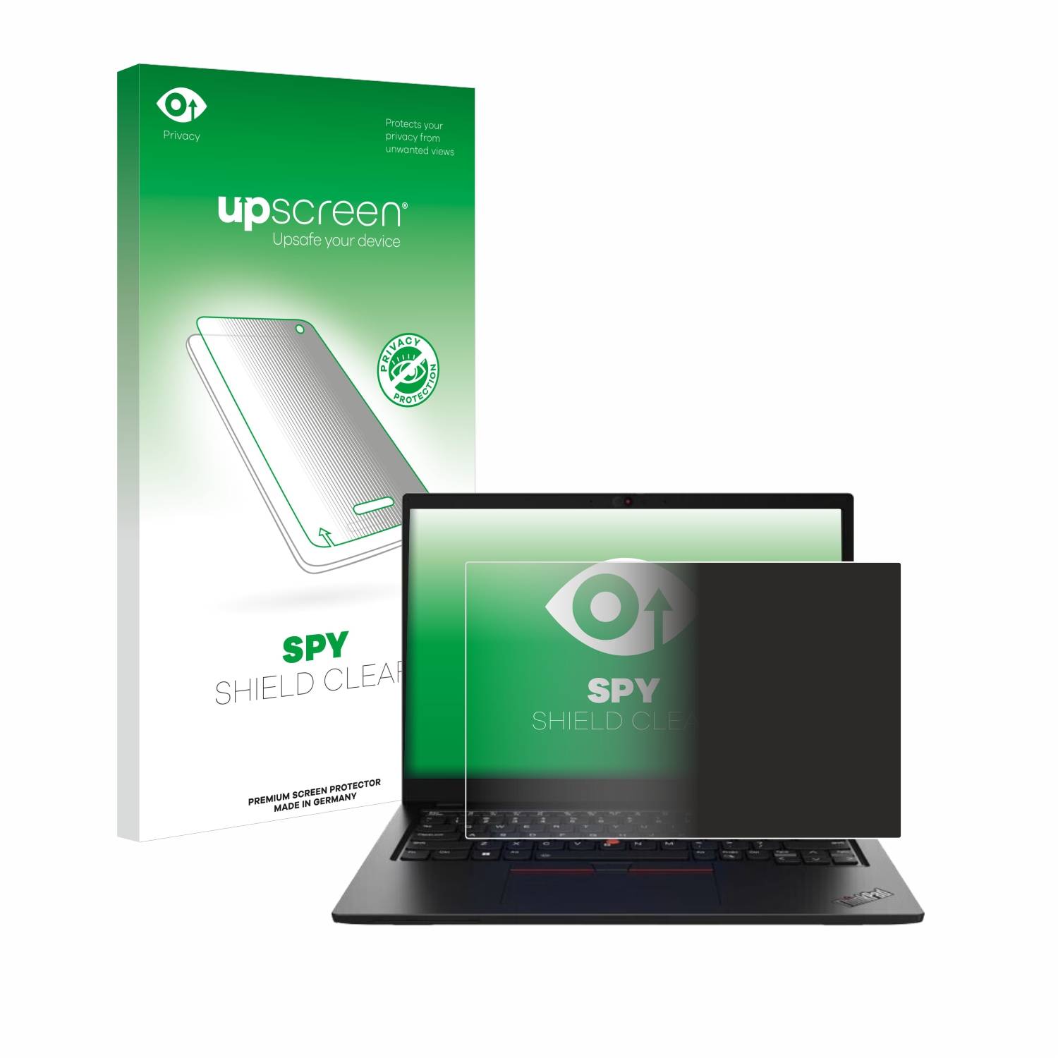upscreen Spy Shield Sichtschutz-Folie für Lenovo ThinkPad L13 Gen 4 Touch