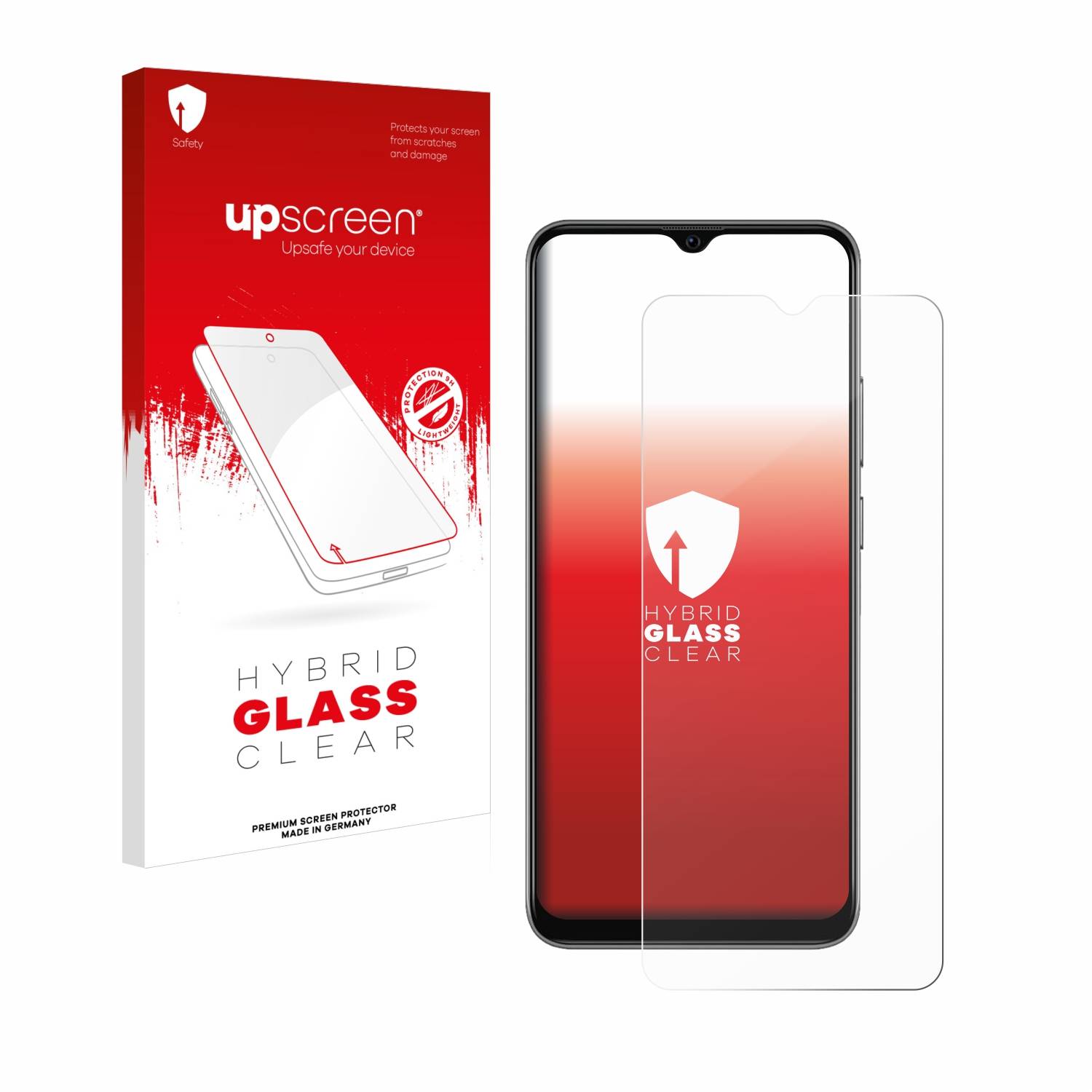 upscreen Flexible Schutz Glas Folie für Blackview A70 Pro Schutzglas 9H Hybridglas Klar