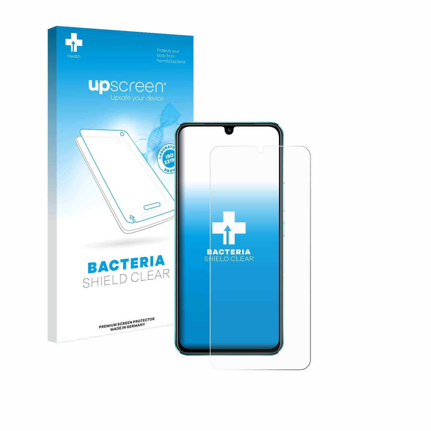 upscreen Bacteria Shield Schutzfolie für Vivo V25 - Antibakteriell