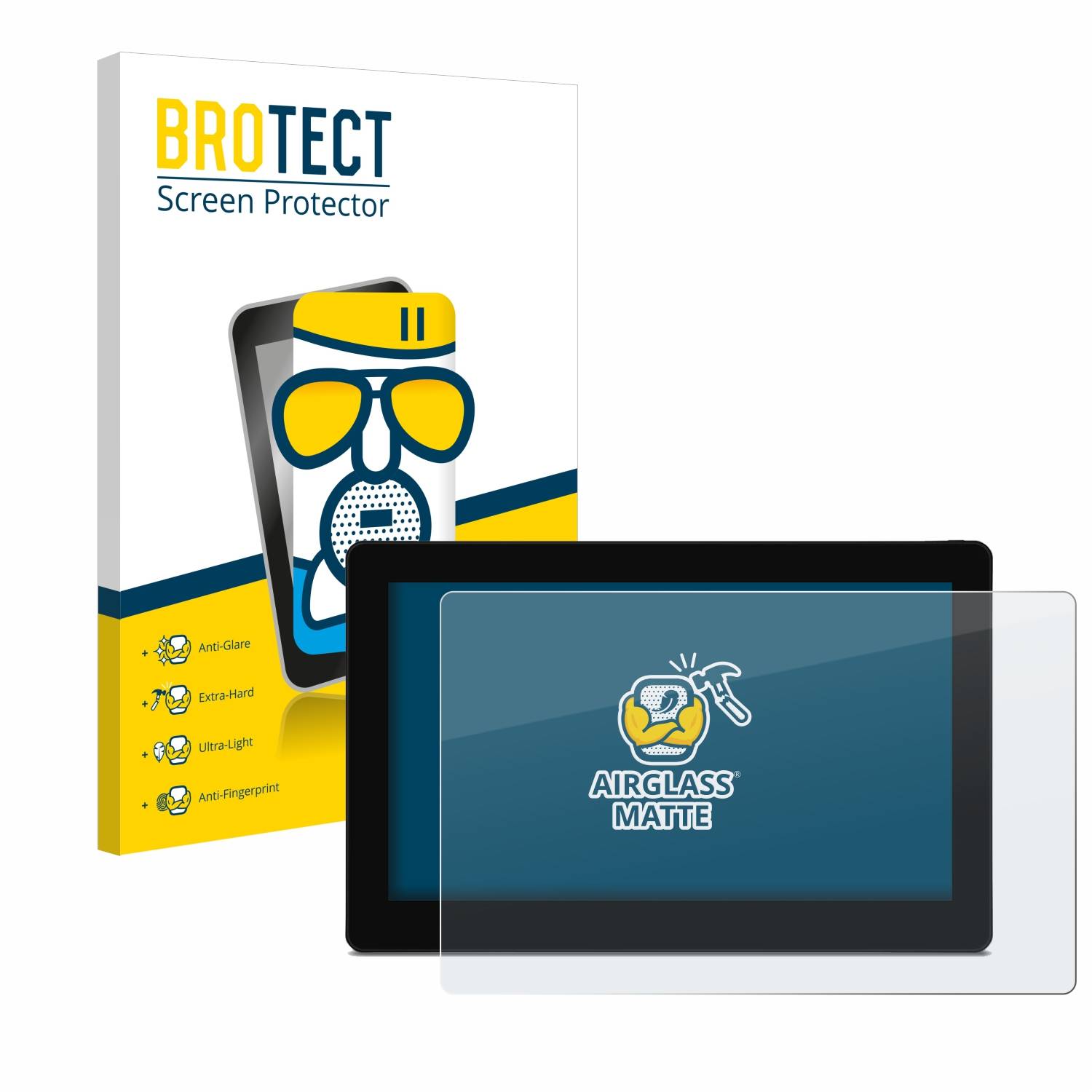 BROTECT AirGlass Matt Glas Schutz Folie für Huion Kamvas Pro 16 (4K)