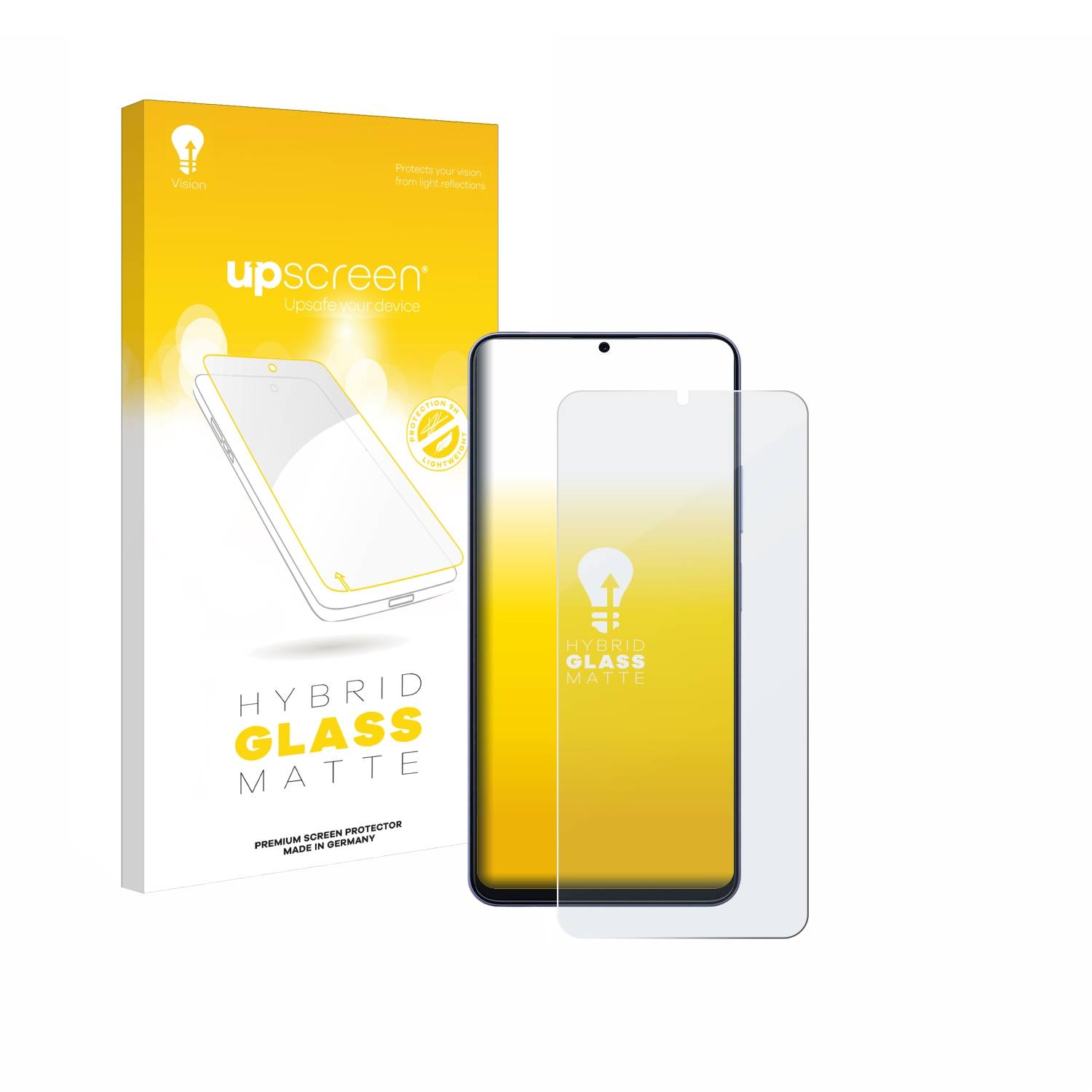 upscreen Hybrid Glas Matt Panzer-Folie für Blackview Color 8
