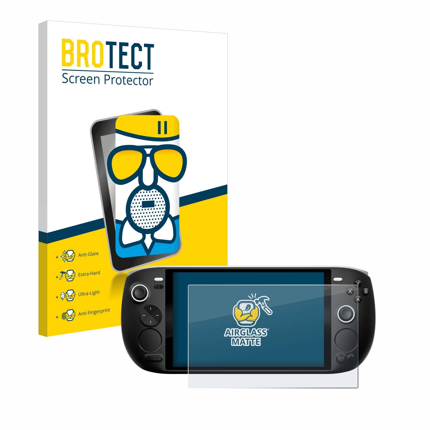 BROTECT AirGlass Matt Glas Schutz Folie für Ayaneo KUN