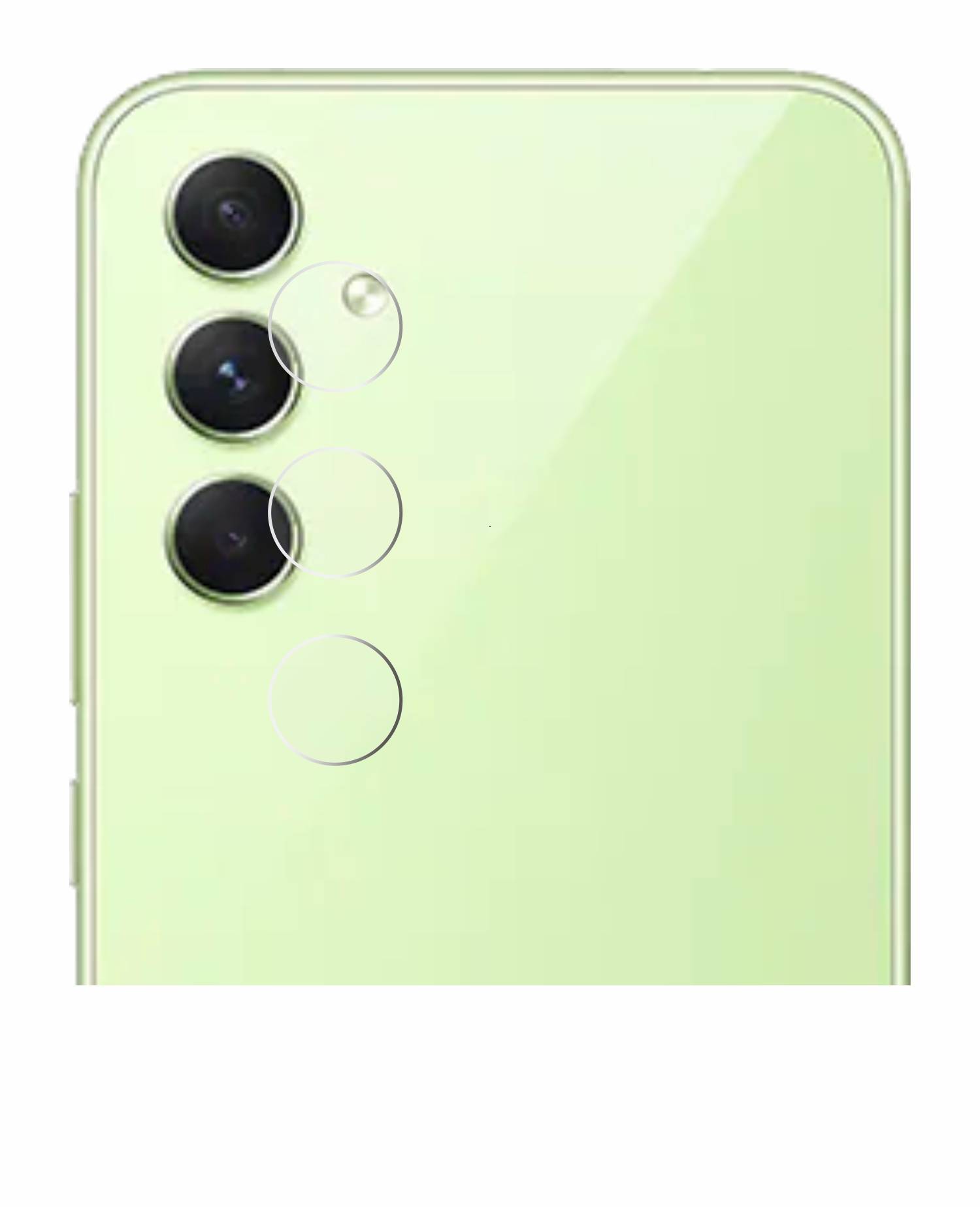 BROTECT AirGlass Glas Schutz-Folie für Samsung Galaxy A54 5G Enterprise Edition (NUR Kameraschutz) - Schutzglas