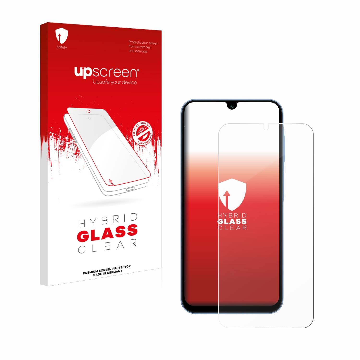 upscreen Hybrid Glas Schutz-Folie für Samsung Galaxy A15 5G