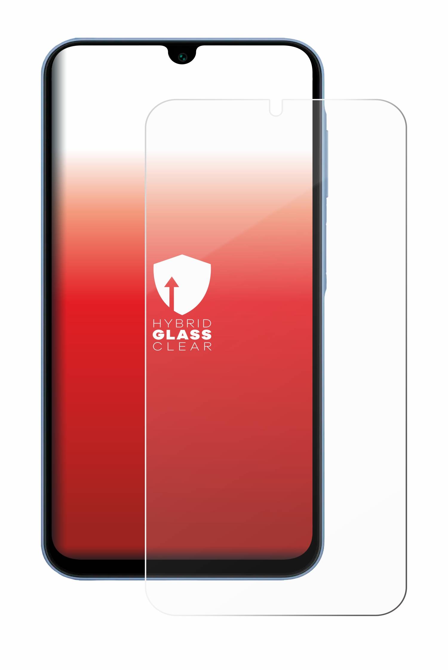 upscreen Hybrid Glas Schutz-Folie für Samsung Galaxy A15 5G