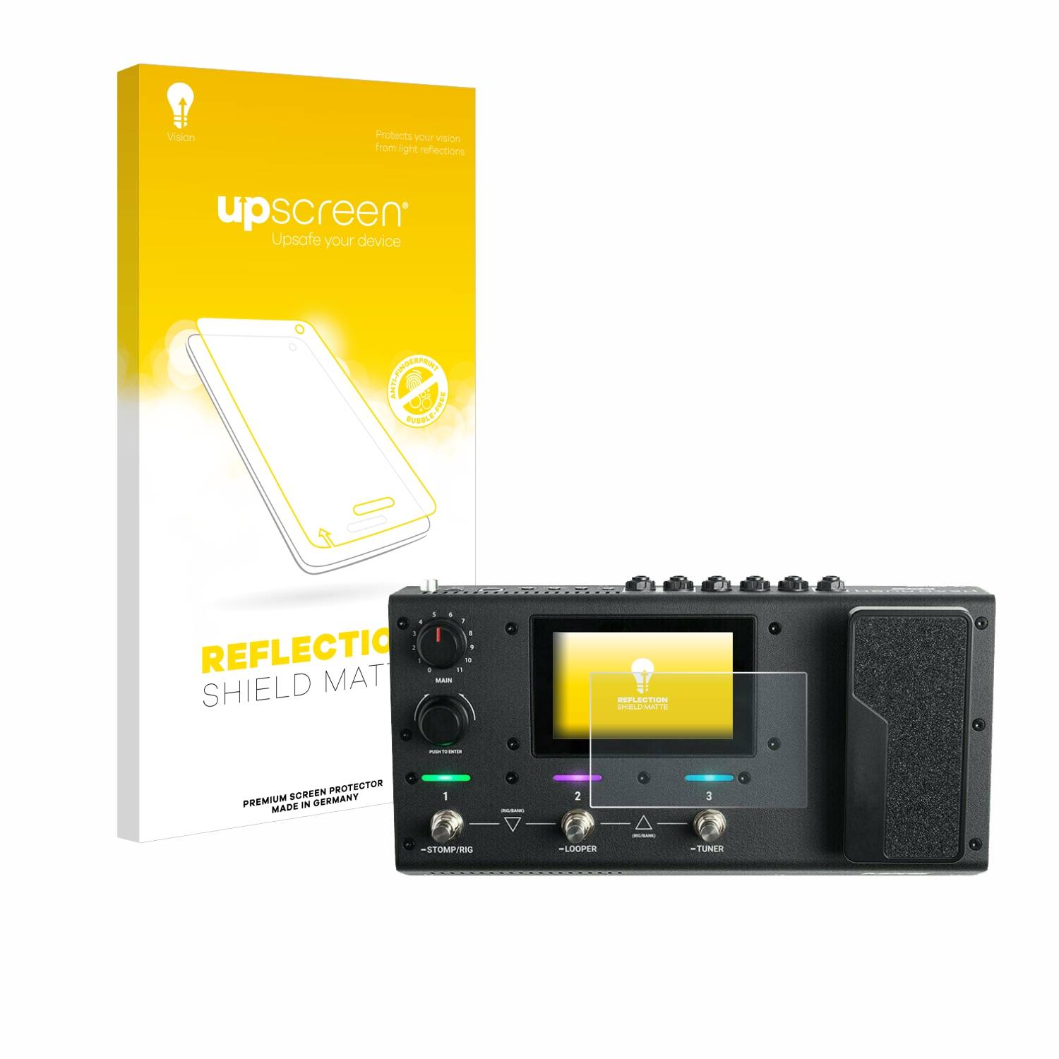 upscreen Reflection Shield Matt Schutzfolie für Headrush MX5