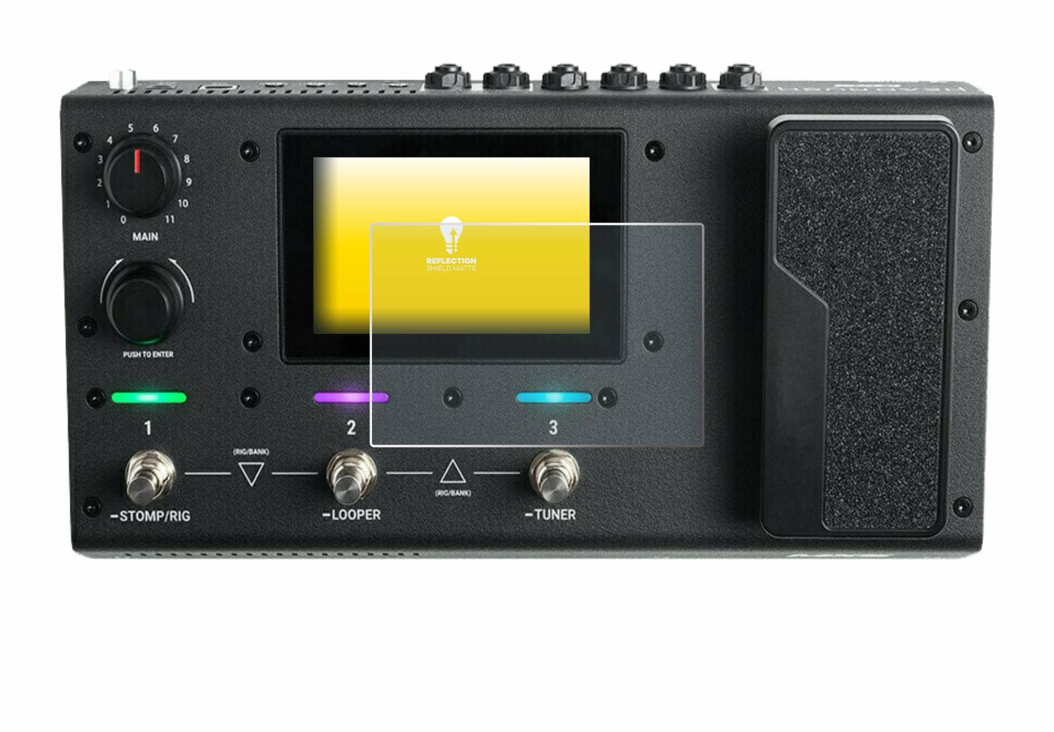 upscreen Reflection Shield Matt Schutzfolie für Headrush MX5