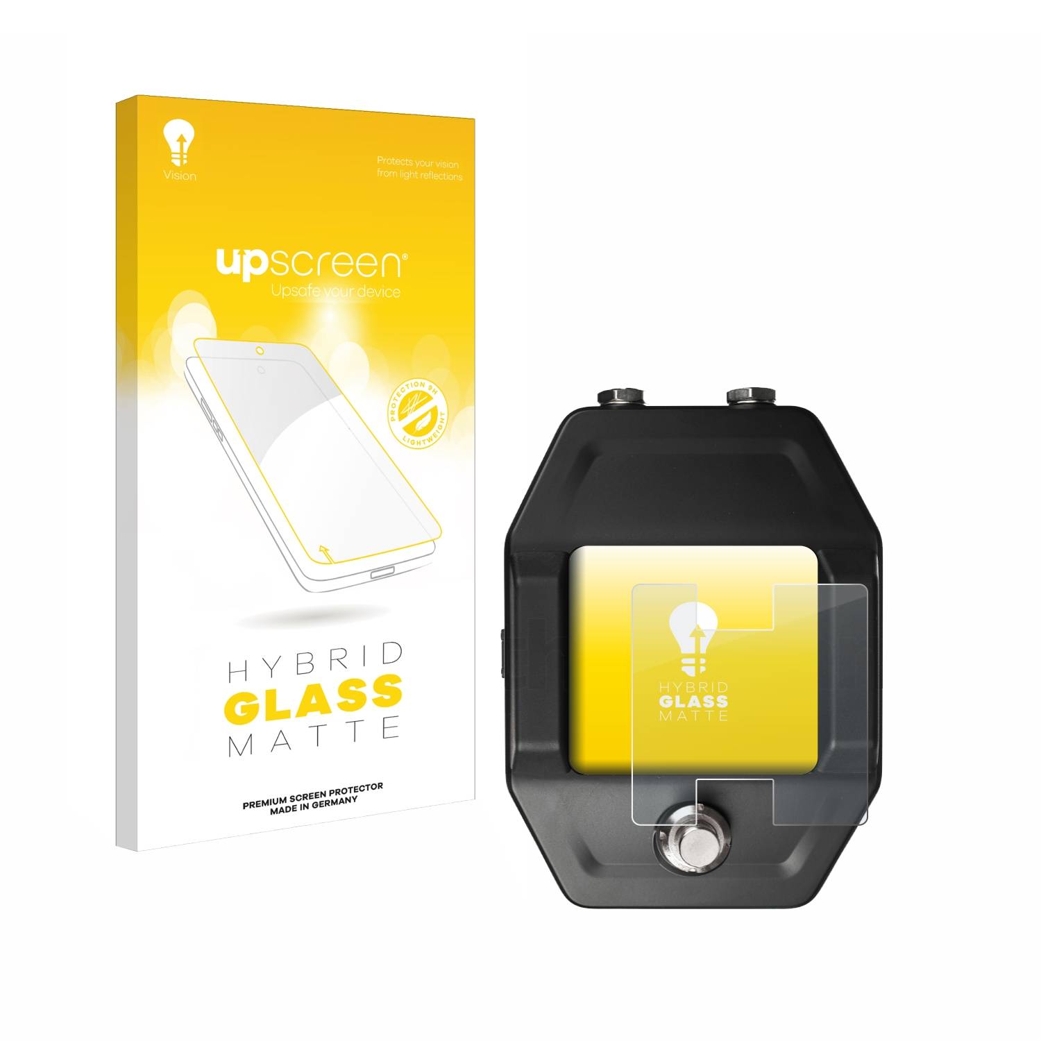 upscreen Flexible Schutz Glas Folie für Shure GLXD16+ Schutzglas 9H Hybridglas Matt Entspiegelt