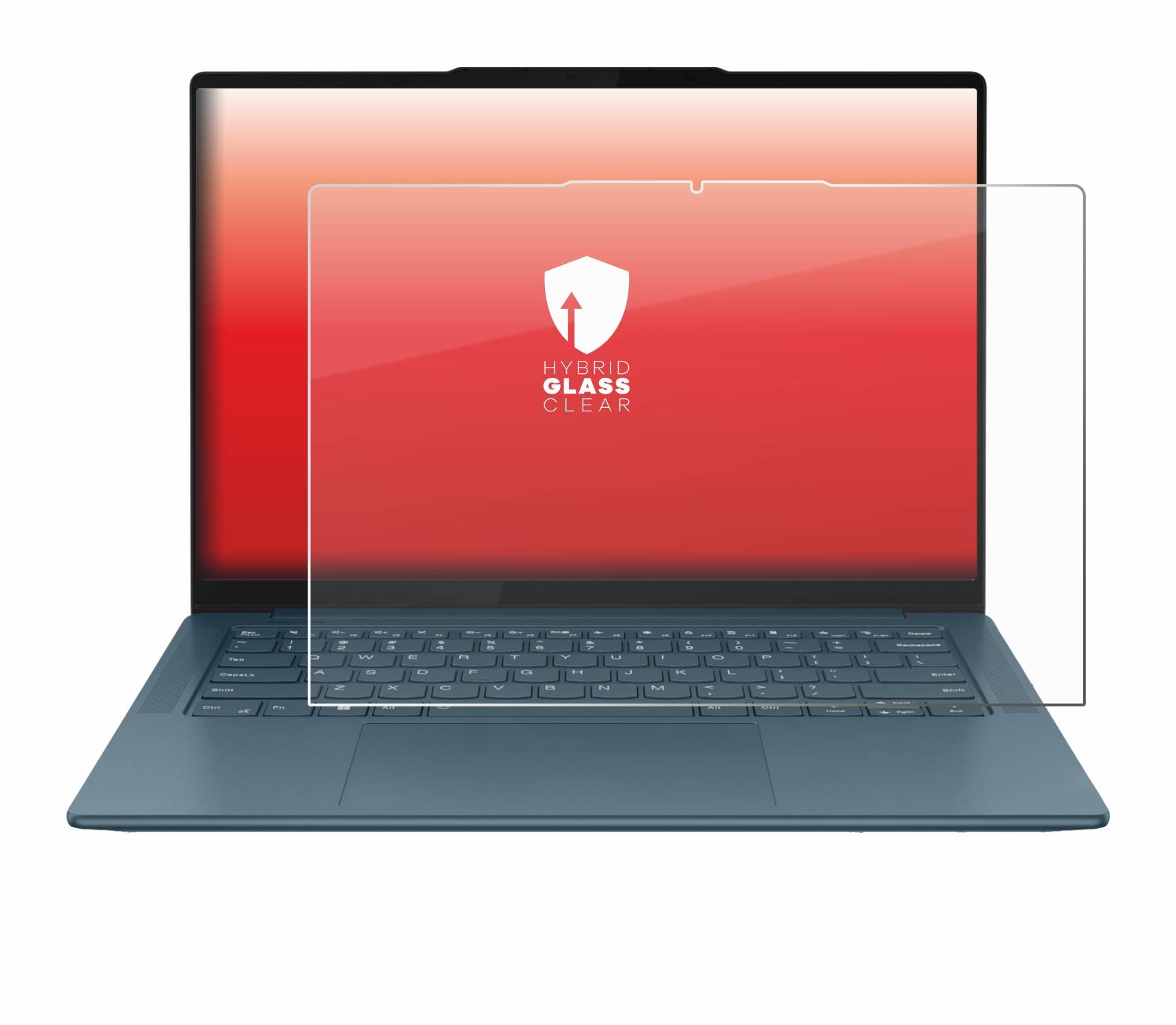 upscreen Hybrid Glas Panzer-Folie für Lenovo Yoga Pro 7i Gen 9 14