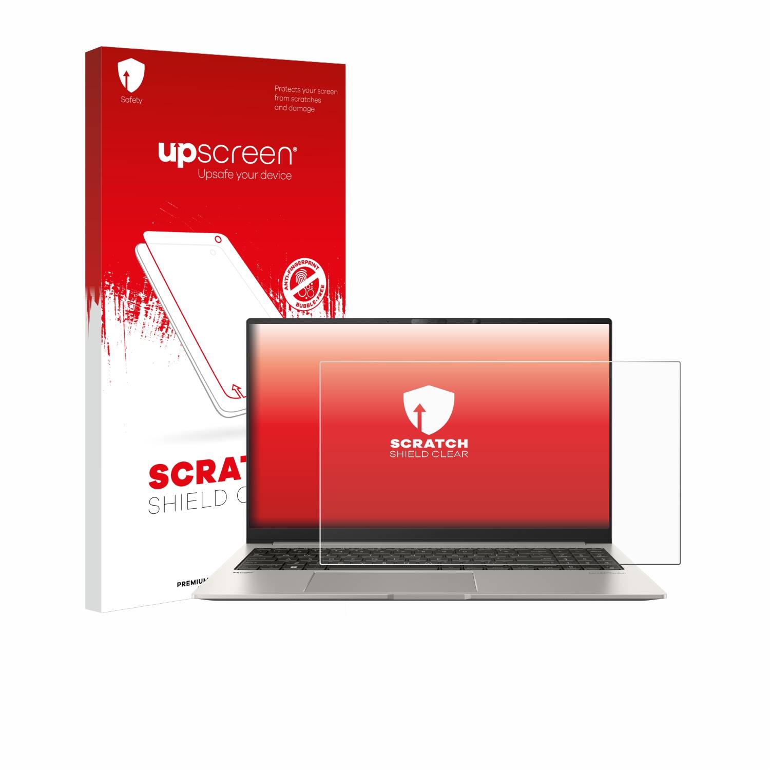 upscreen Scratch Shield Schutzfolie für ASUS ZenBook 15 OLED UM3504