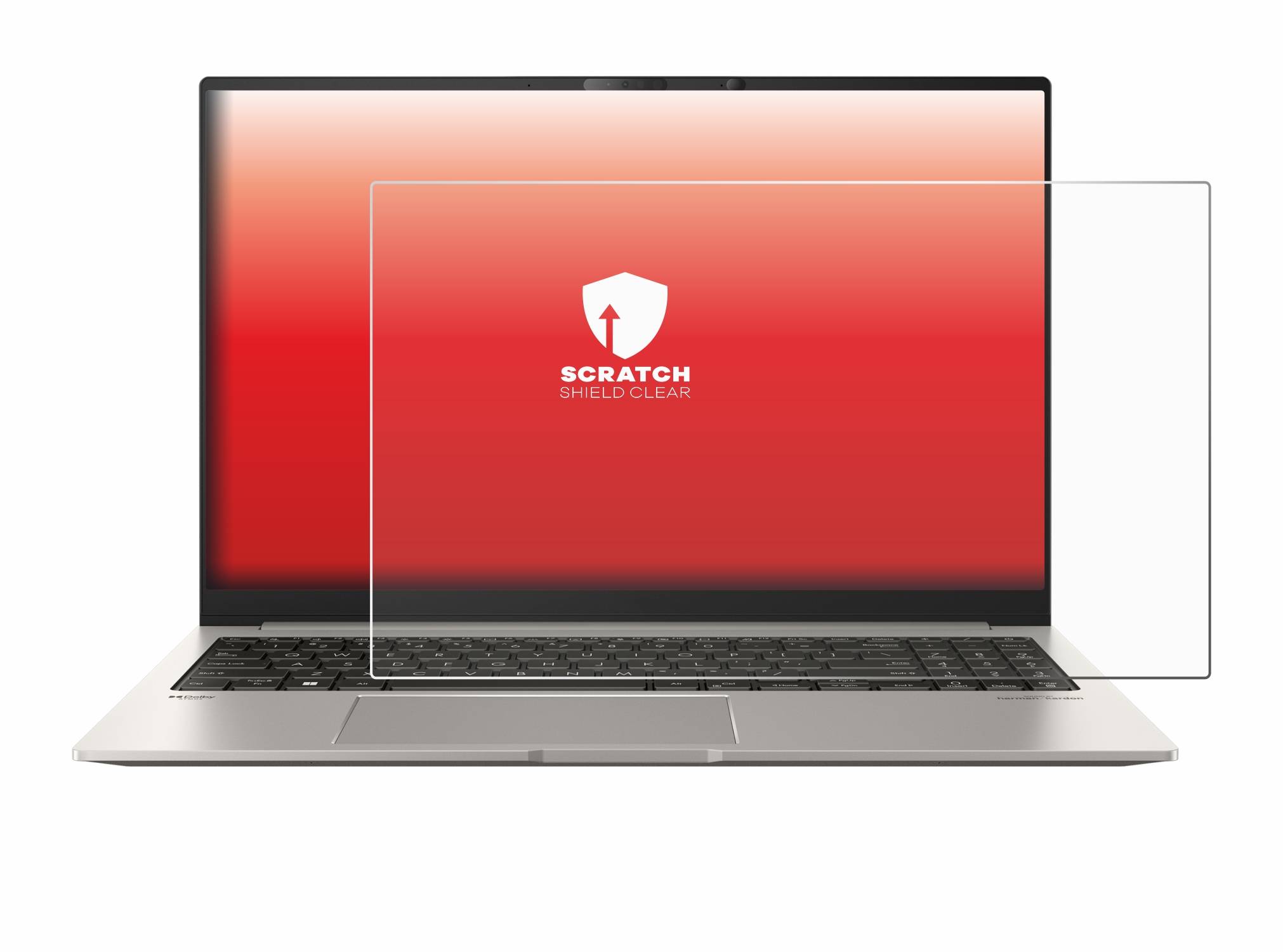 upscreen Scratch Shield Schutzfolie für ASUS ZenBook 15 OLED UM3504