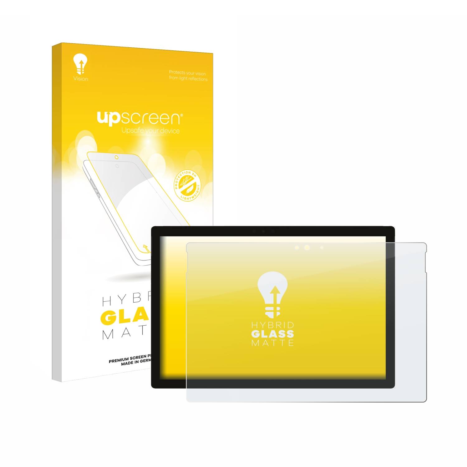 upscreen Hybrid Glas Matt Panzer-Folie für Microsoft Surface Pro 5 2017 )