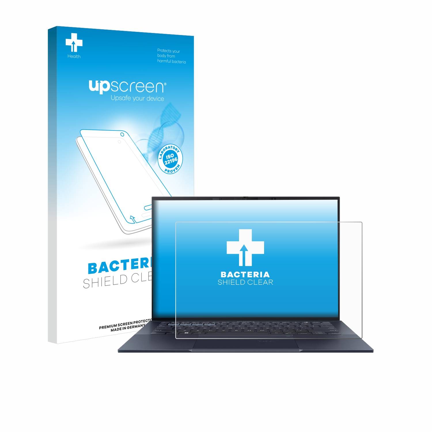 upscreen Bacteria Shield Schutzfolie für ASUS ExpertBook B9 B9403 - Antibakteriell
