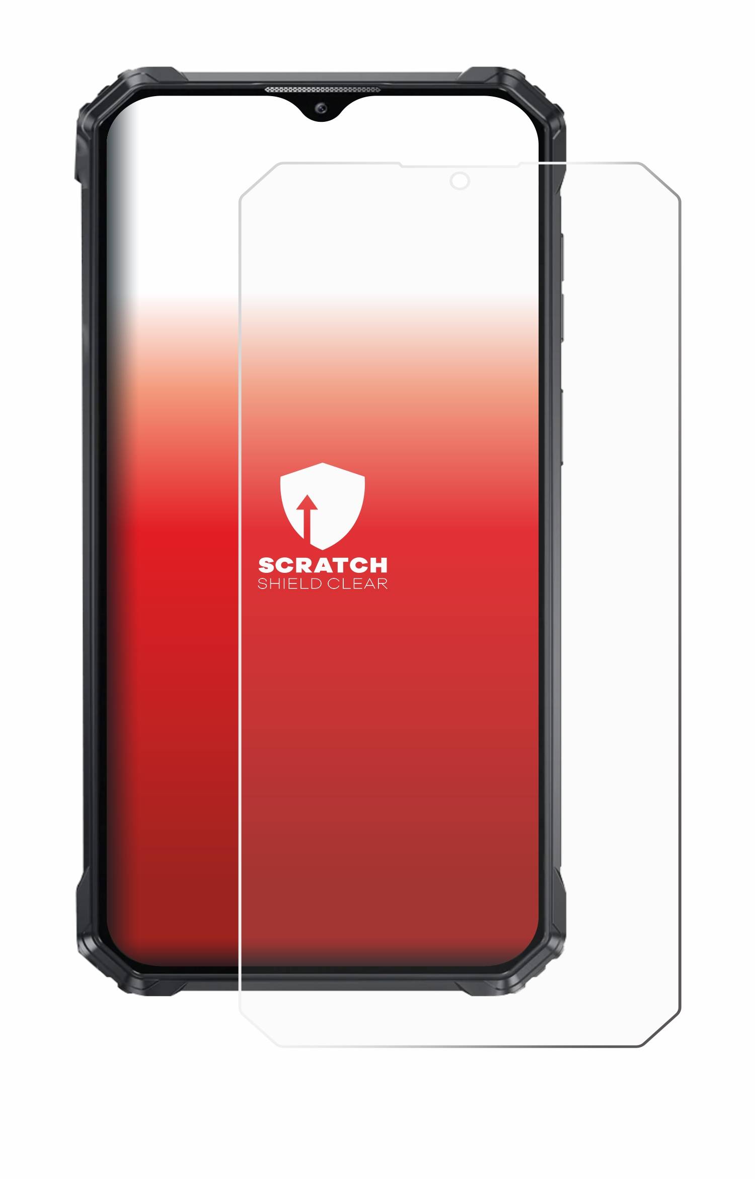 upscreen Schutzfolie für Oukitel WP36 Kratzschutz Anti-Fingerprint Klar