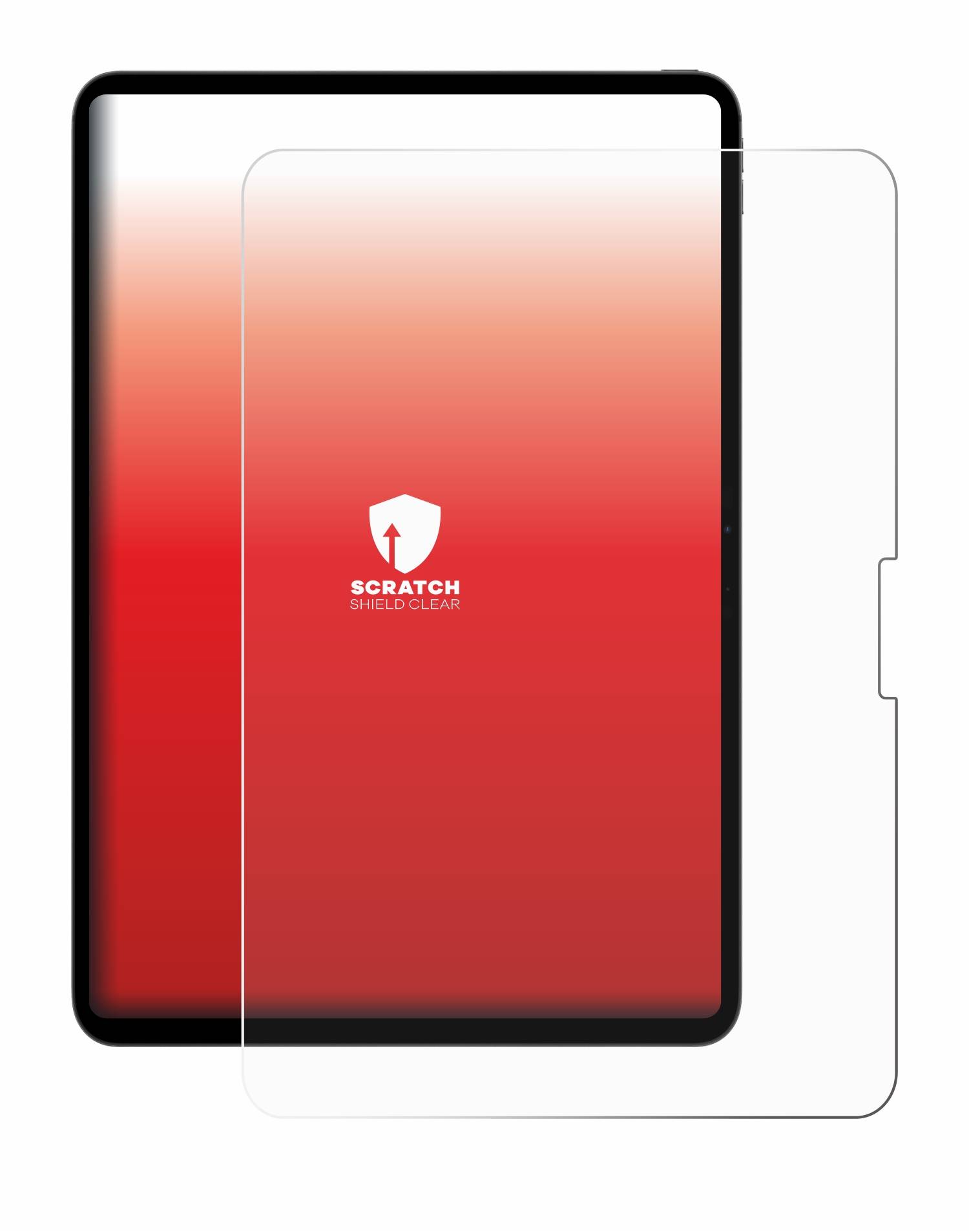 upscreen Scratch Shield Schutzfolie für Apple iPad Pro 13 WiFi Cellular 2024
