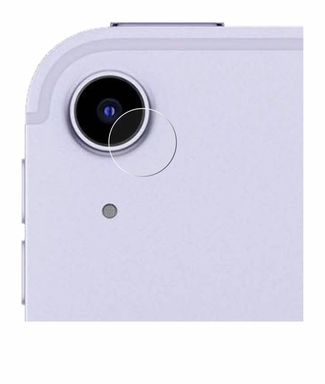 upscreen Scratch Shield Schutzfolie für Apple iPad Air 5 WiFi Cellular 2022 (NUR Kameraschutz, 5. Gen.)