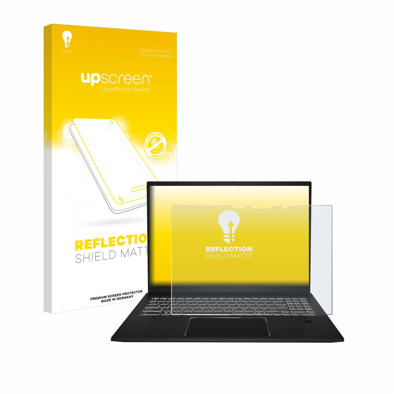 upscreen Reflection Shield Matt Schutzfolie für MSI Summit E16 AI Studio