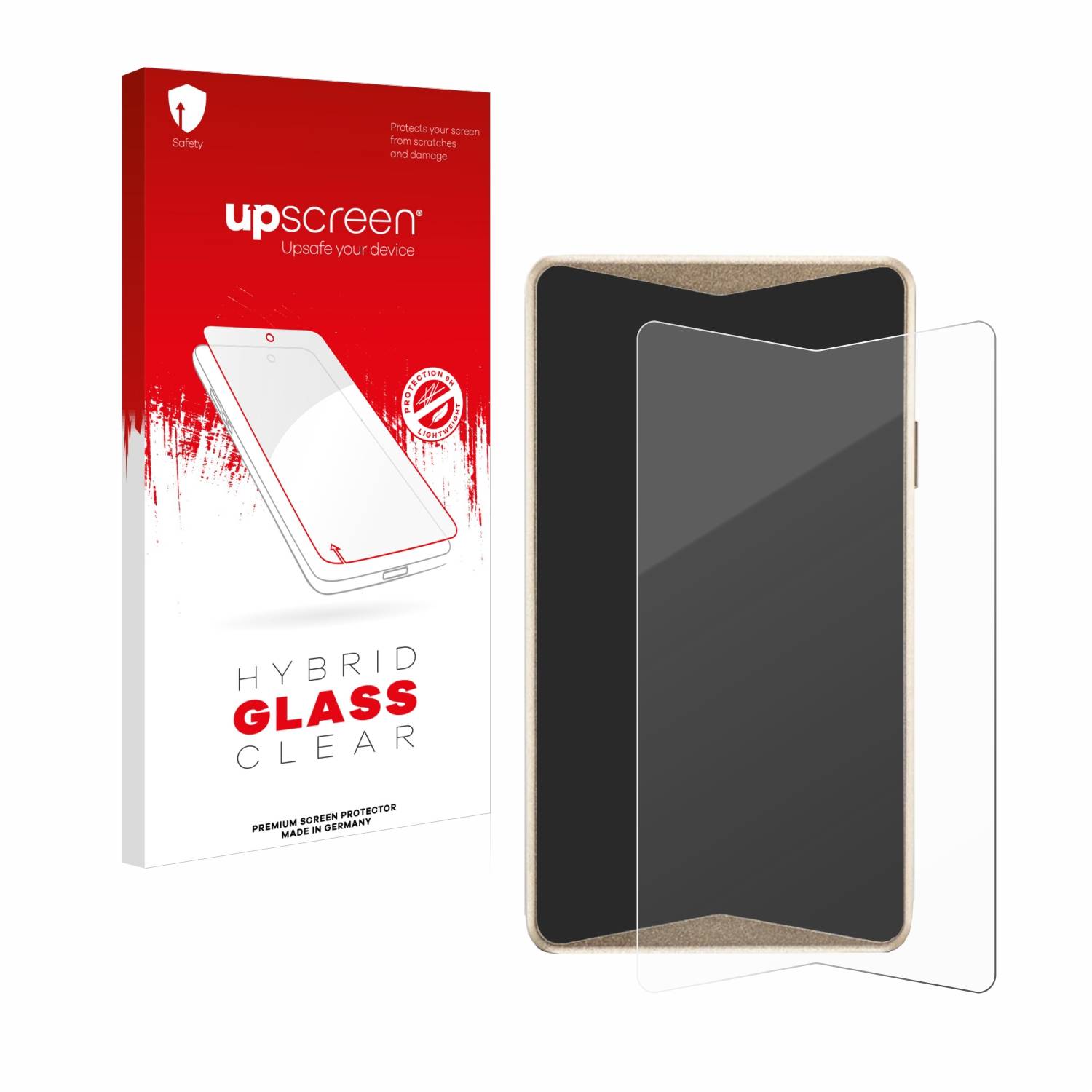 upscreen Hybrid Glas Schutz-Folie für ELLIPAL Titan 2.0 Cold Wallet