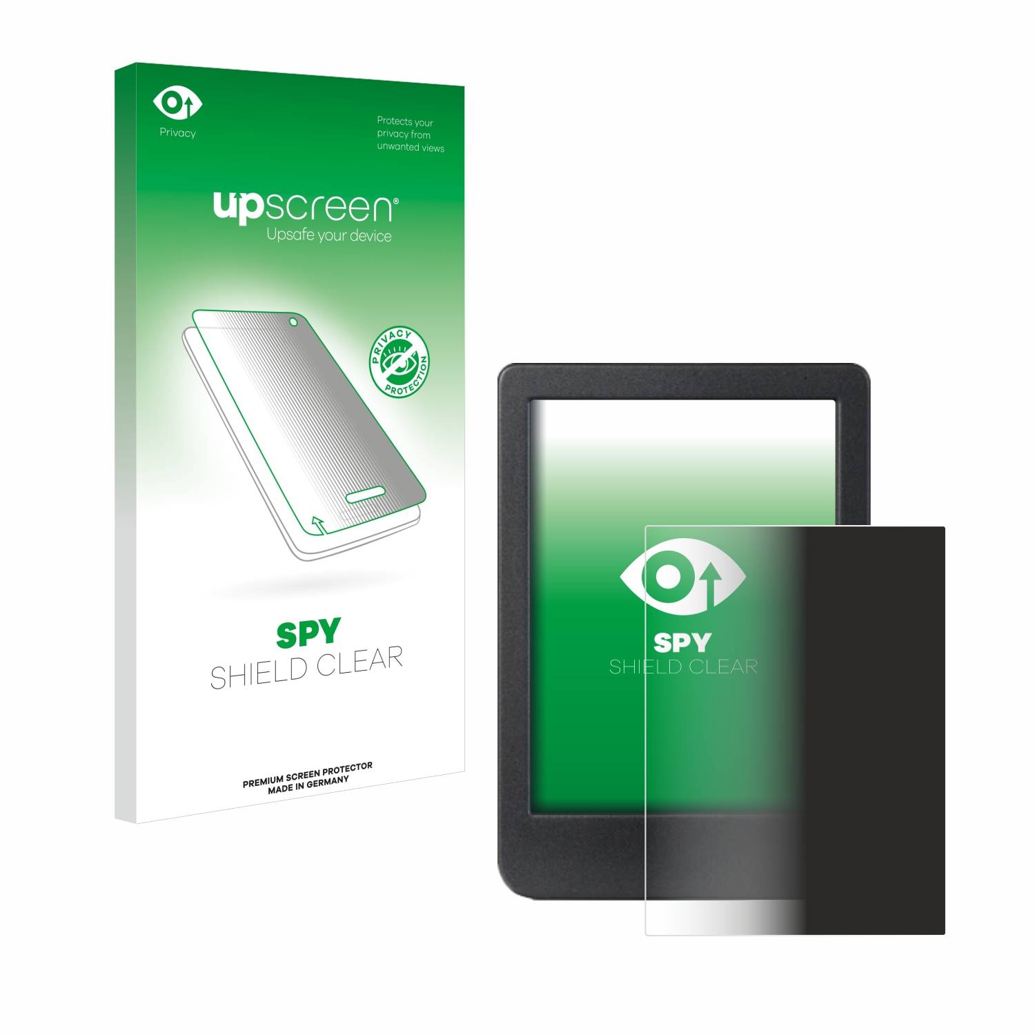 upscreen Blickschutzfolie für Kobo Clara Colour Anti-Spy Privacy Blaulichtschutz Sichtschutzfolie