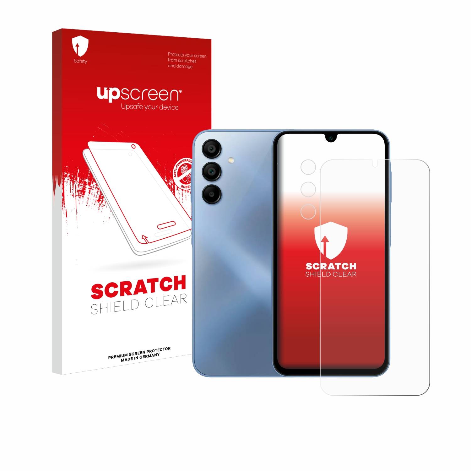 upscreen Scratch Shield Schutzfolie für Samsung Galaxy A15 (Display+Kamera)