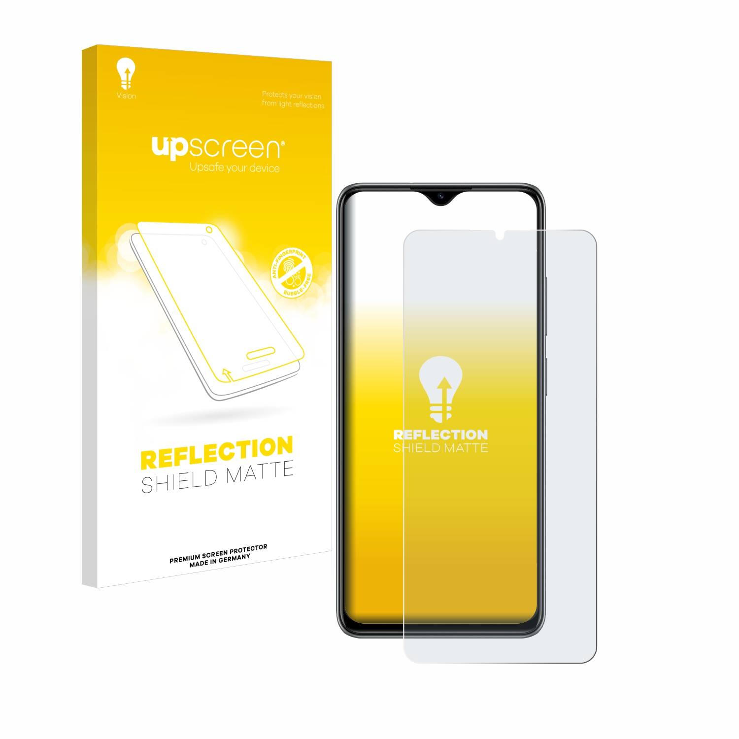 upscreen Reflection Shield Matt Schutzfolie für ZTE Blade A73