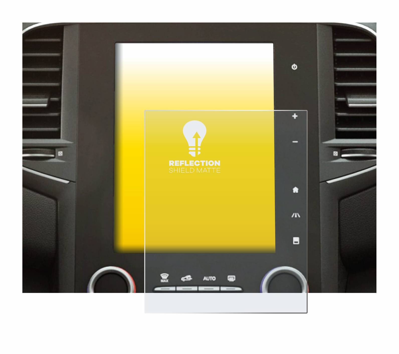 upscreen Reflection Shield Matt Schutzfolie für Renault Megane 4 2021 Easy Link 9.3