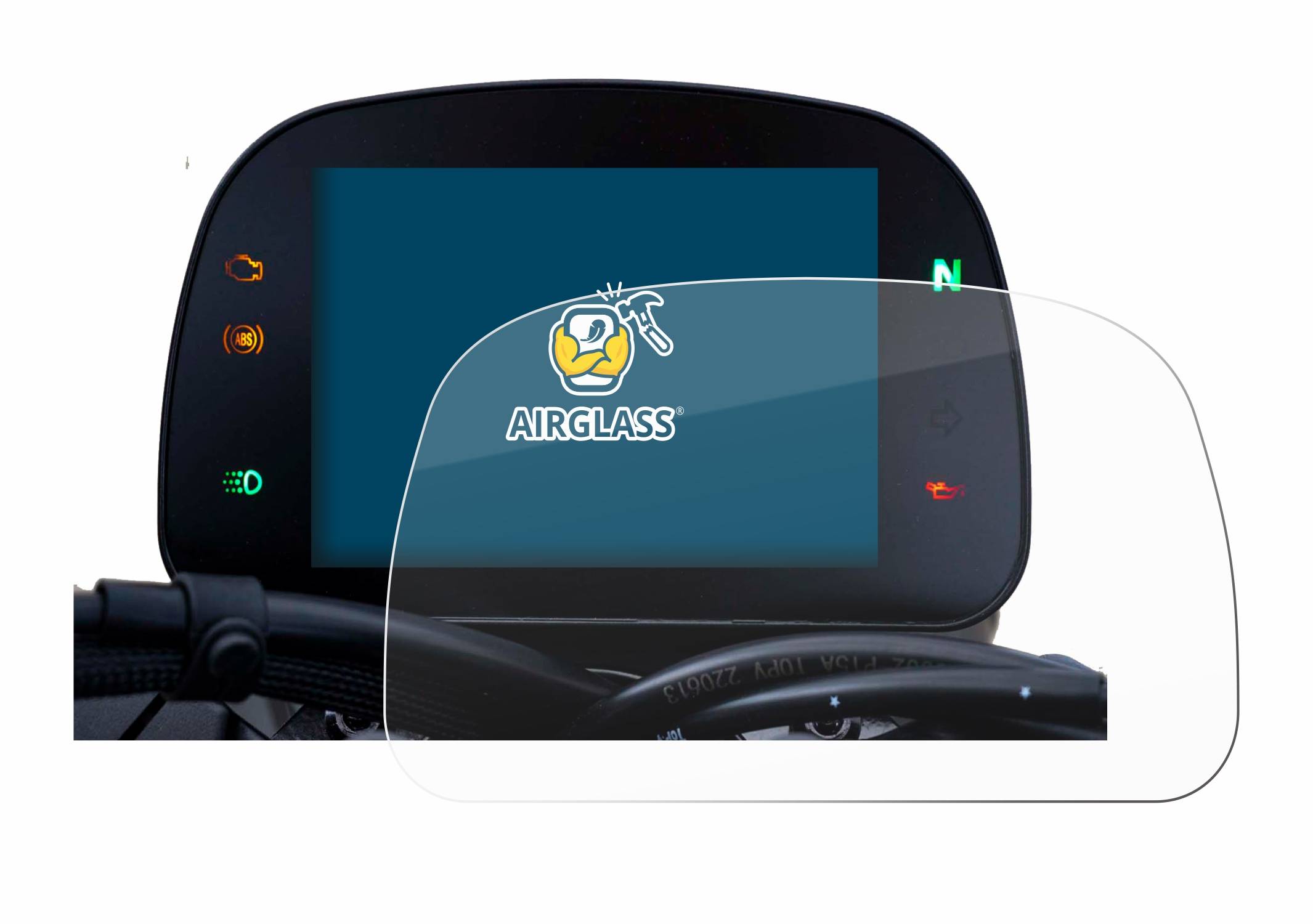 BROTECT AirGlass Glas Schutz-Folie für Moto Morini Seiemmezzo TFT Display 5 2022-2023 - Schutzglas