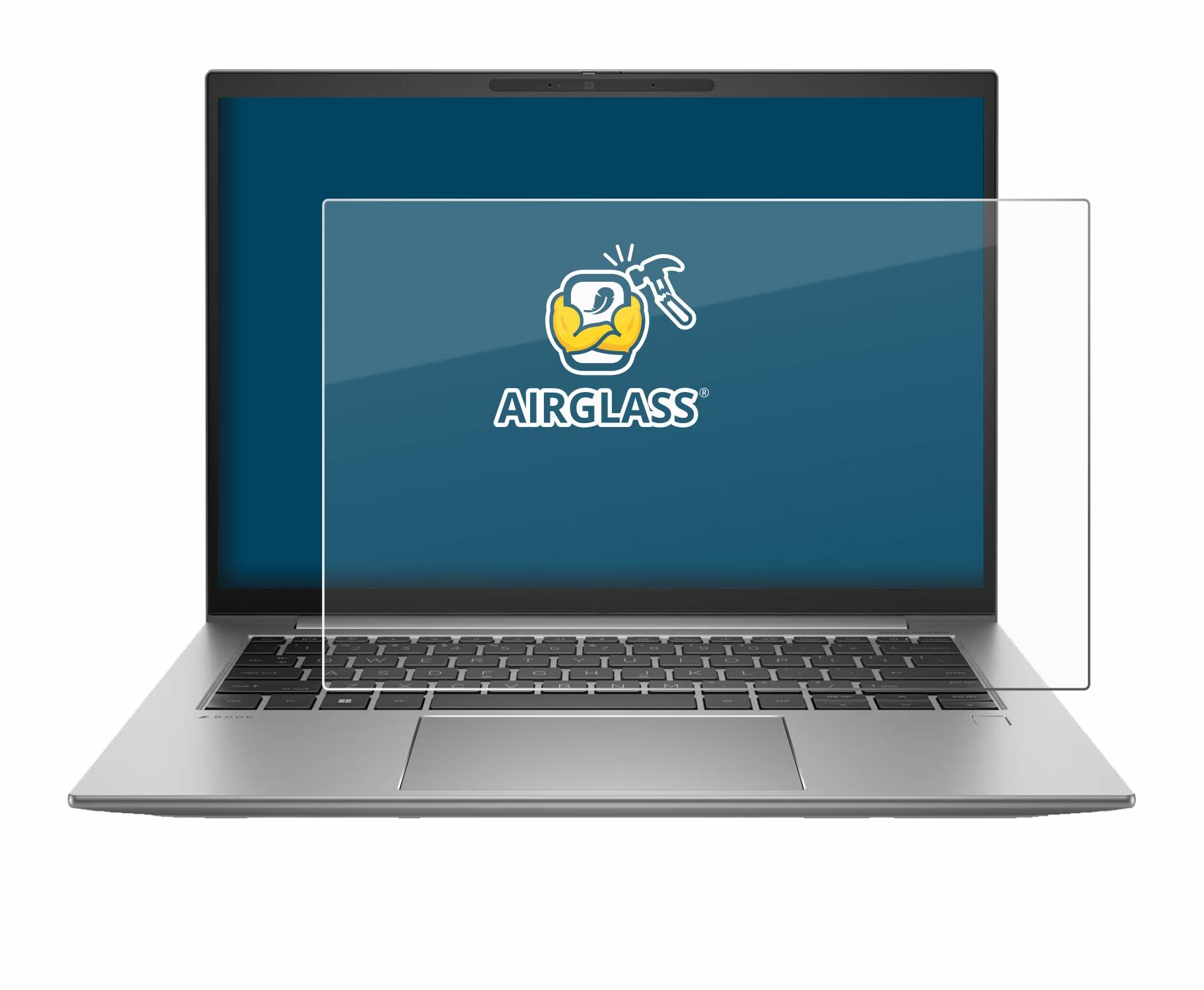BROTECT AirGlass Glas Schutz-Folie für HP Zbook Firefly 14 G10 - Schutzglas