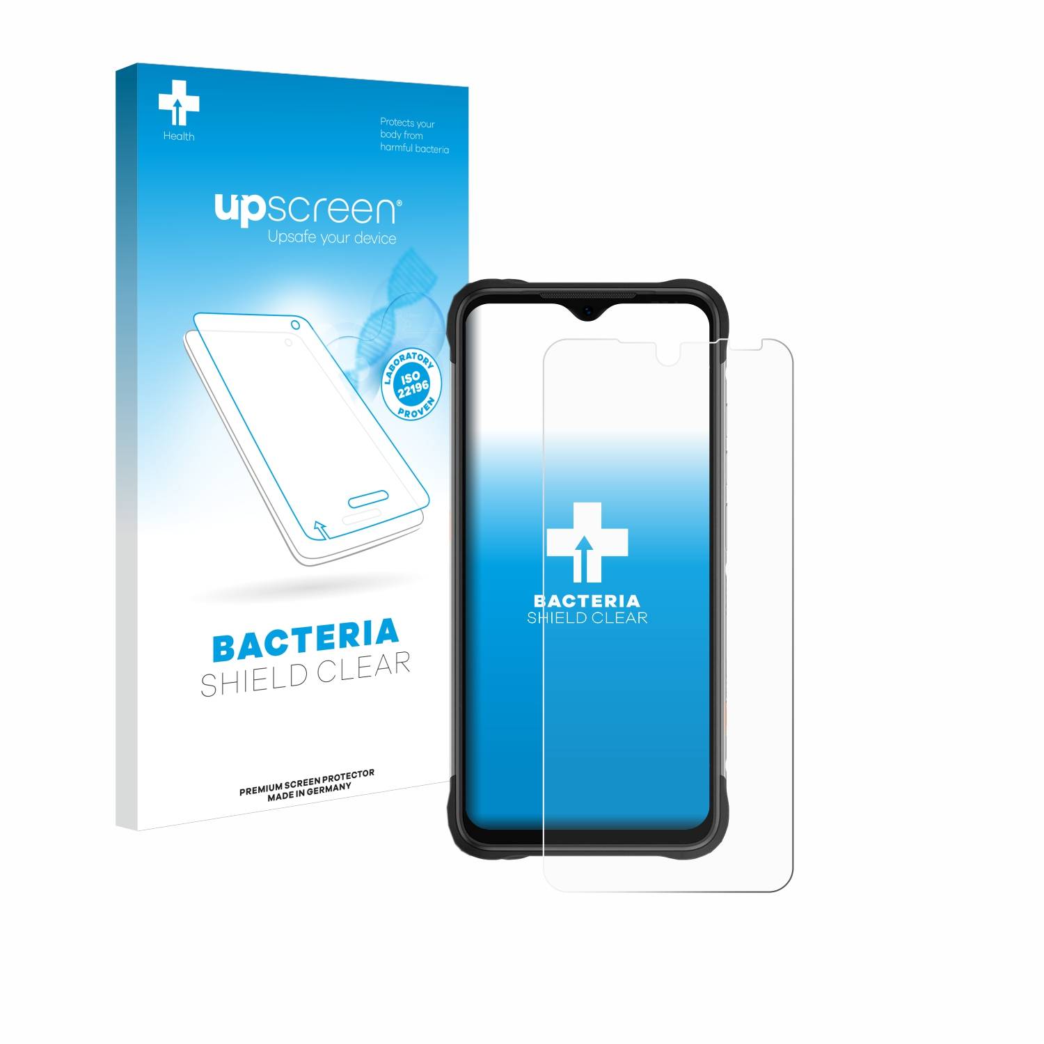 upscreen Bacteria Shield Schutzfolie für Umidigi Bison X20 - Antibakteriell