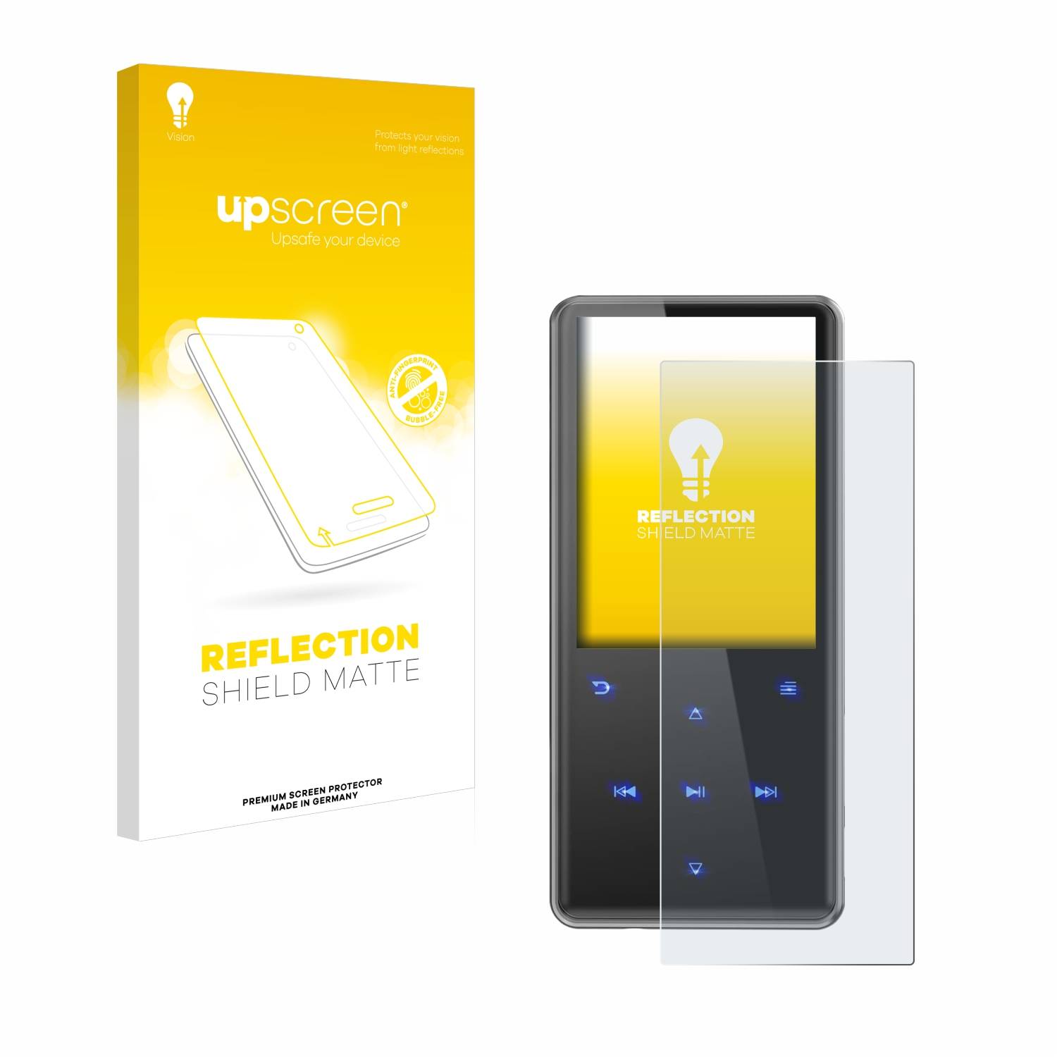 upscreen Reflection Shield Matt Schutzfolie für Pinhui D16