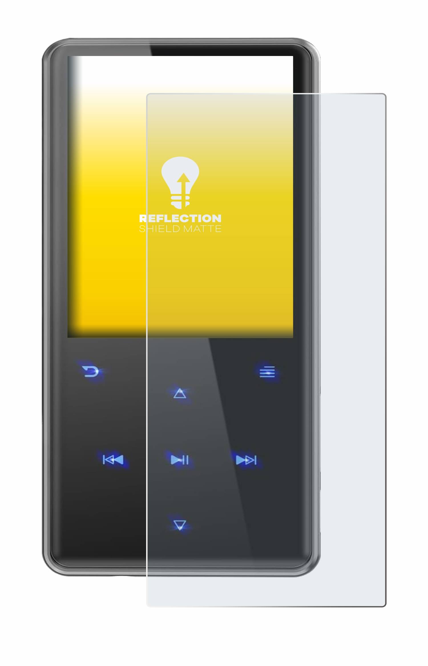 upscreen Reflection Shield Matt Schutzfolie für Pinhui D16