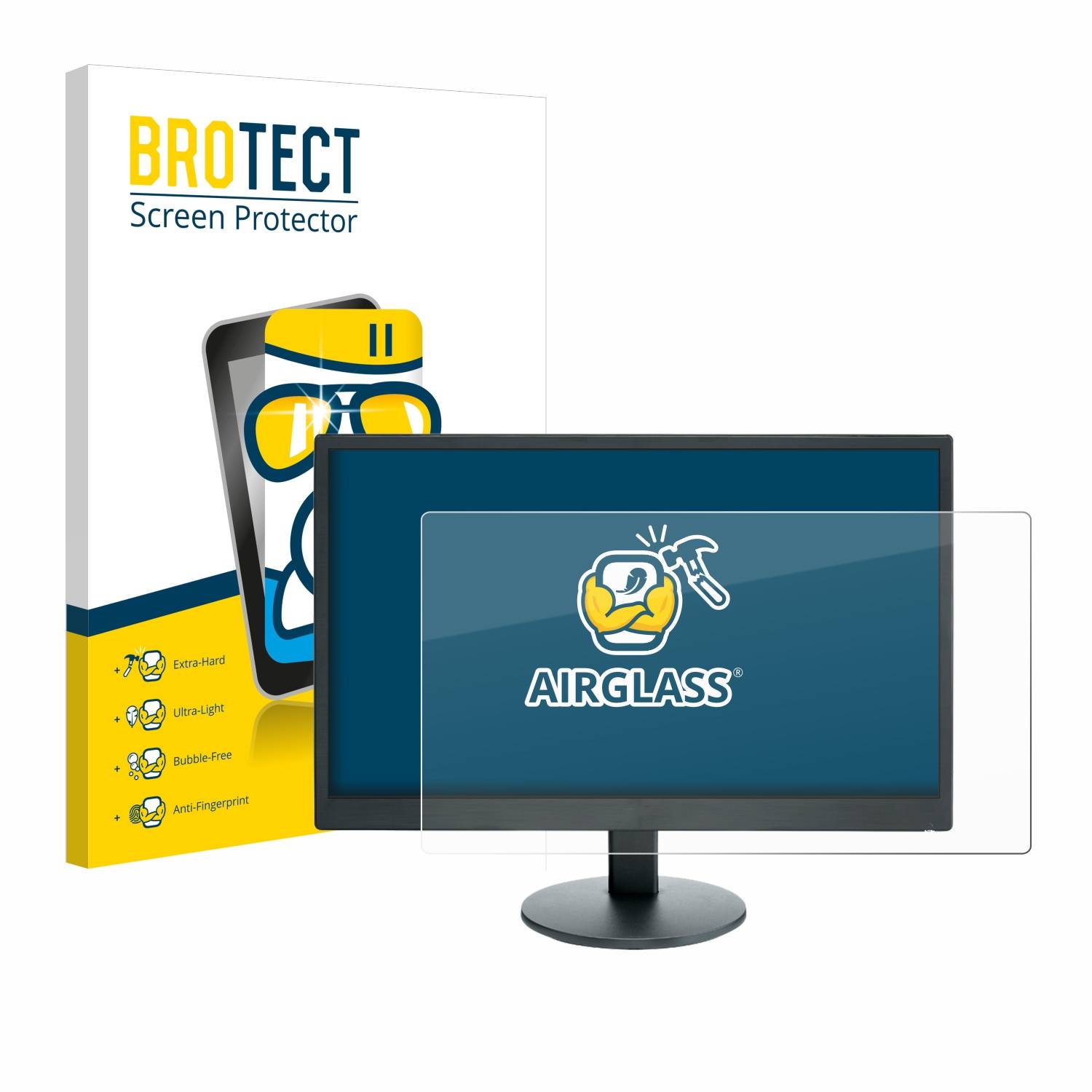 BROTECT AirGlass Flexible Schutz Glas Folie für Fujifilm X-S20 Klar Transparent