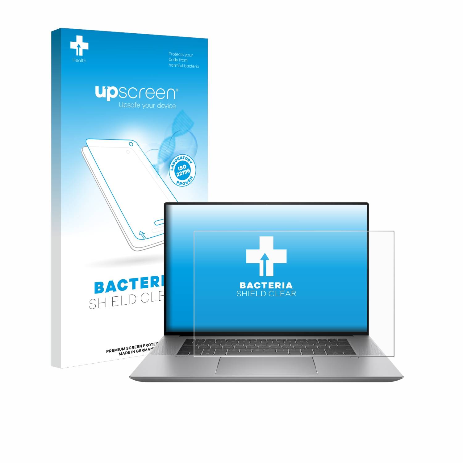 upscreen Bacteria Shield Schutzfolie für HP Zbook Studio 16 G10 - Antibakteriell