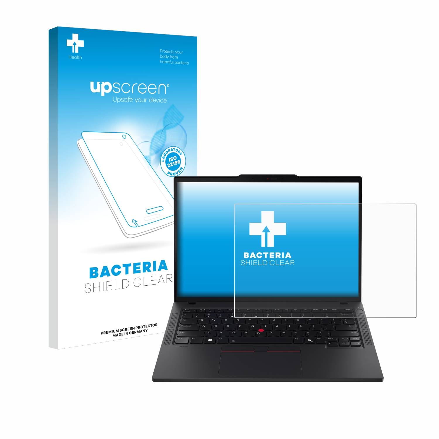 upscreen Bacteria Shield Schutzfolie für Lenovo ThinkPad T14s Gen 5 - Antibakteriell