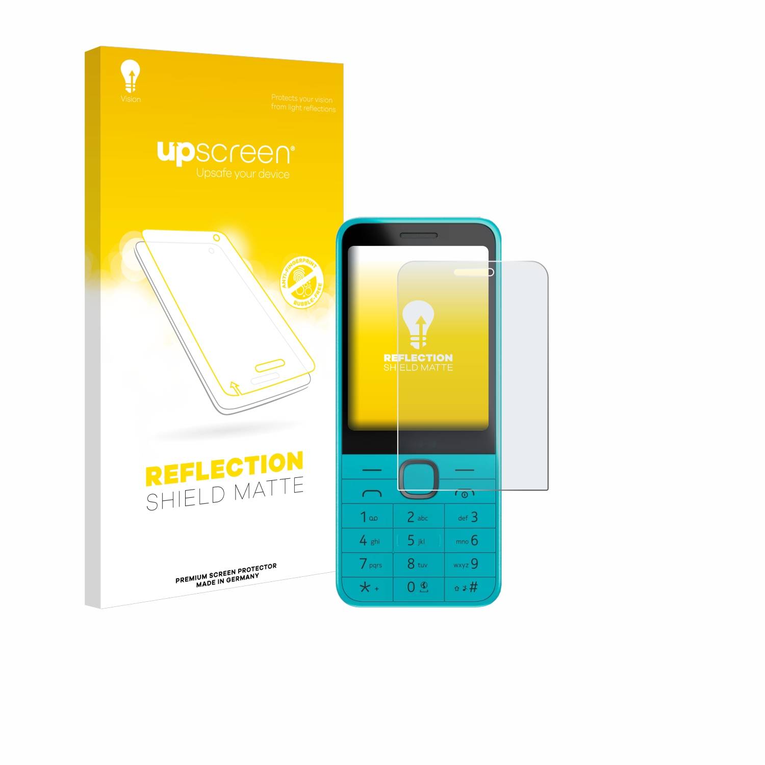 upscreen Reflection Shield Matt Schutzfolie für Nokia 235 4G (2024)