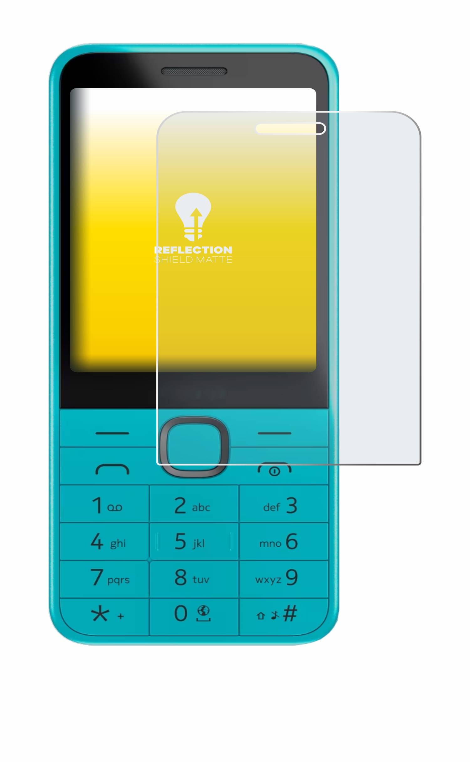 upscreen Reflection Shield Matt Schutzfolie für Nokia 235 4G (2024)