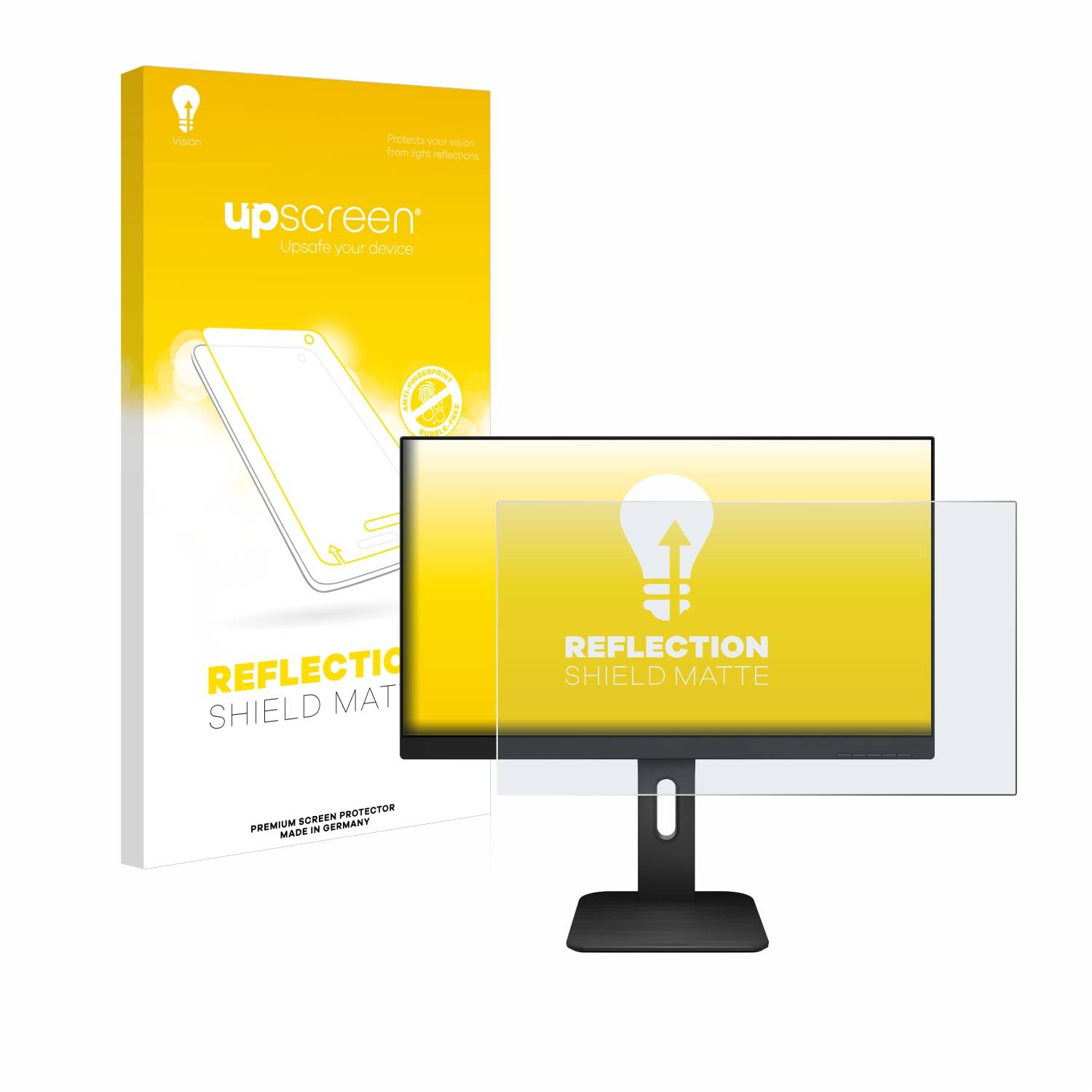upscreen Reflection Shield Matt Schutzfolie für AOC 24P1