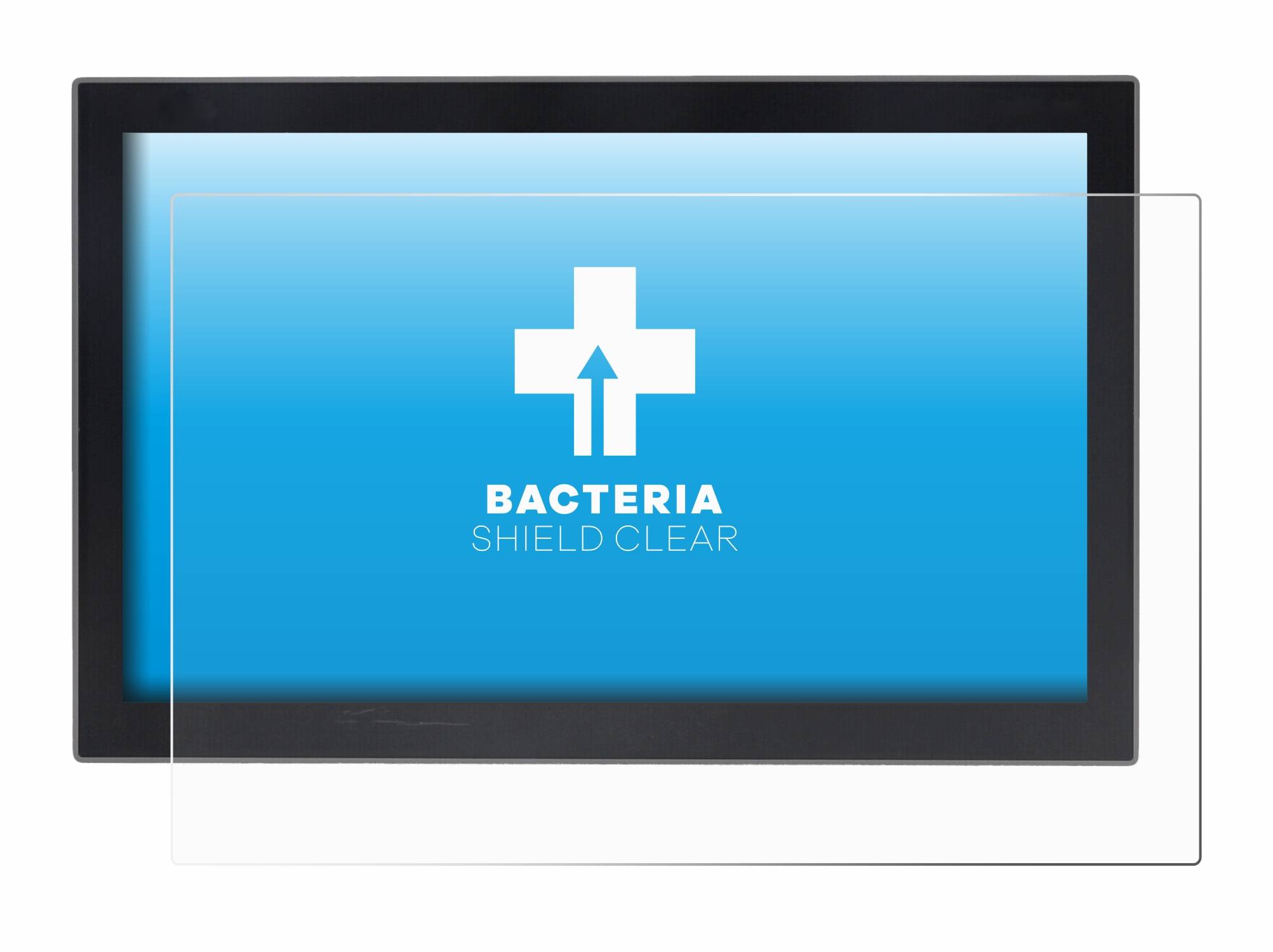 upscreen Bacteria Shield Schutzfolie für Siemens Simatic IFP 1900 V2 - Antibakteriell
