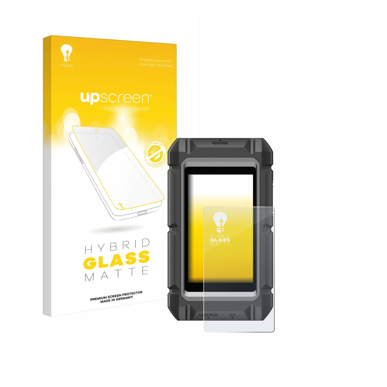 upscreen Hybrid Glas Matt Panzer-Folie für Topdon Rlink Lite