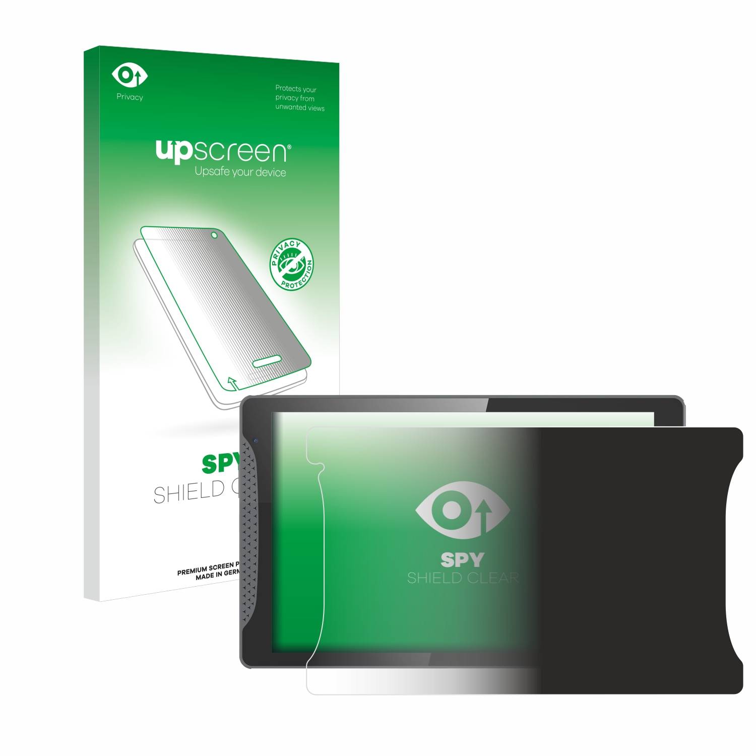 upscreen Spy Shield Sichtschutz-Folie für Logicom Multimedia Stand Pro