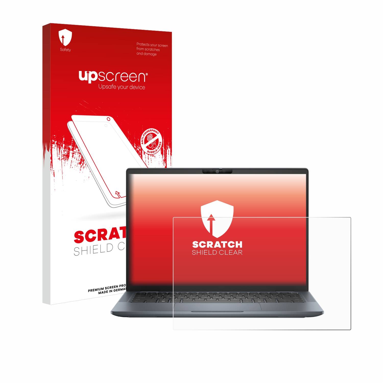 upscreen Schutzfolie für Dell Latitude 7350 Laptop Kratzschutz Anti-Fingerprint Klar
