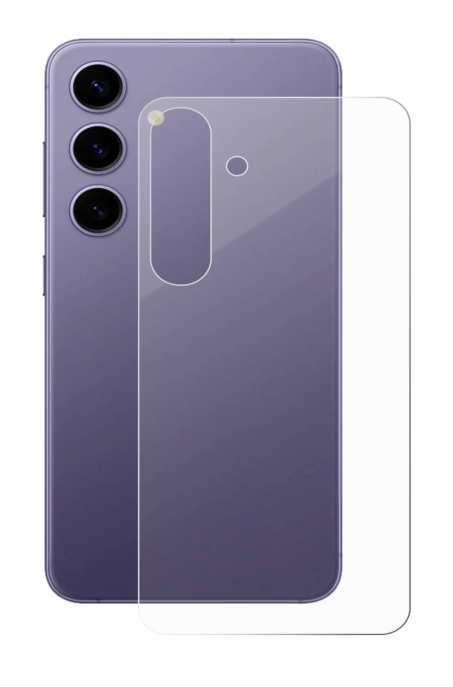 BROTECT AirGlass Glas Schutz-Folie für Samsung Galaxy S24 (Rückseite) - Schutzglas