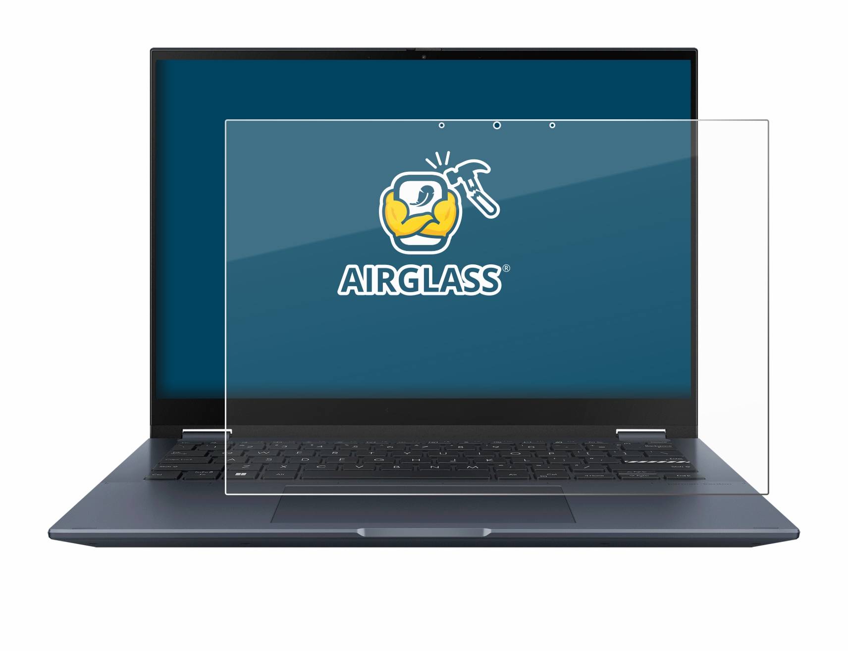 BROTECT AirGlass Glas Schutz-Folie für ASUS Vivobook S 14 Flip TP3402 - Schutzglas