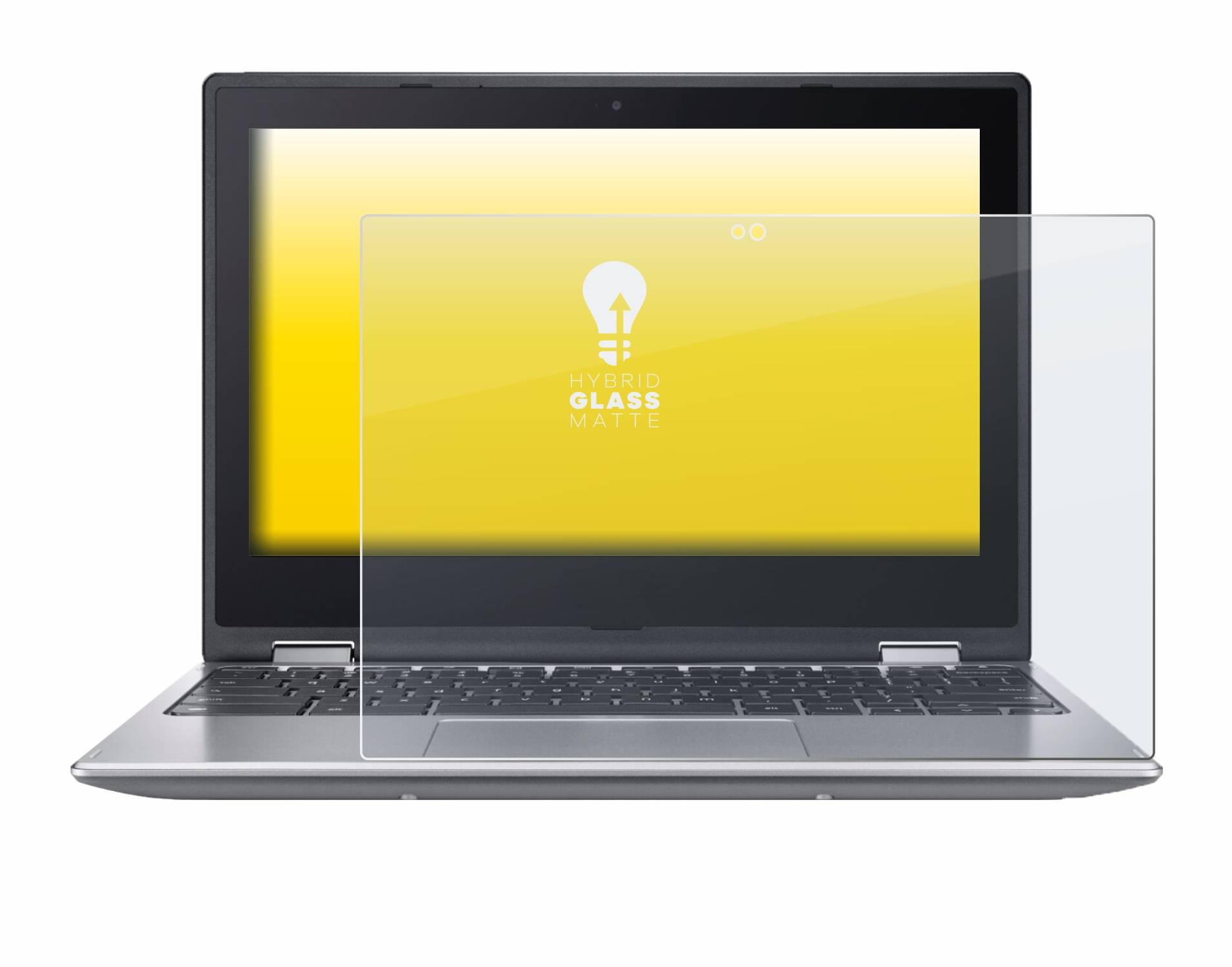 upscreen Hybrid Glas Matt Schutz-Folie für Acer Chromebook Spin 511 R756TN-TCO