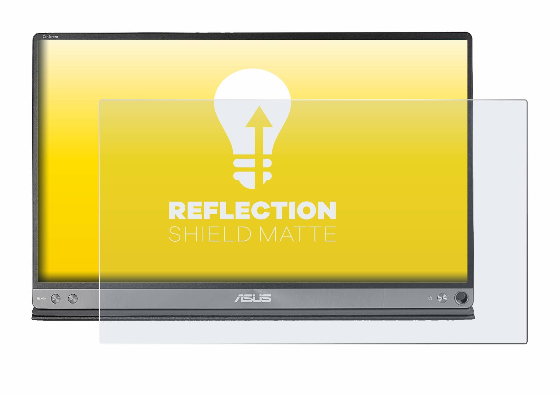 upscreen Reflection Shield Matt Schutzfolie für ASUS ZenScreen MB16AC