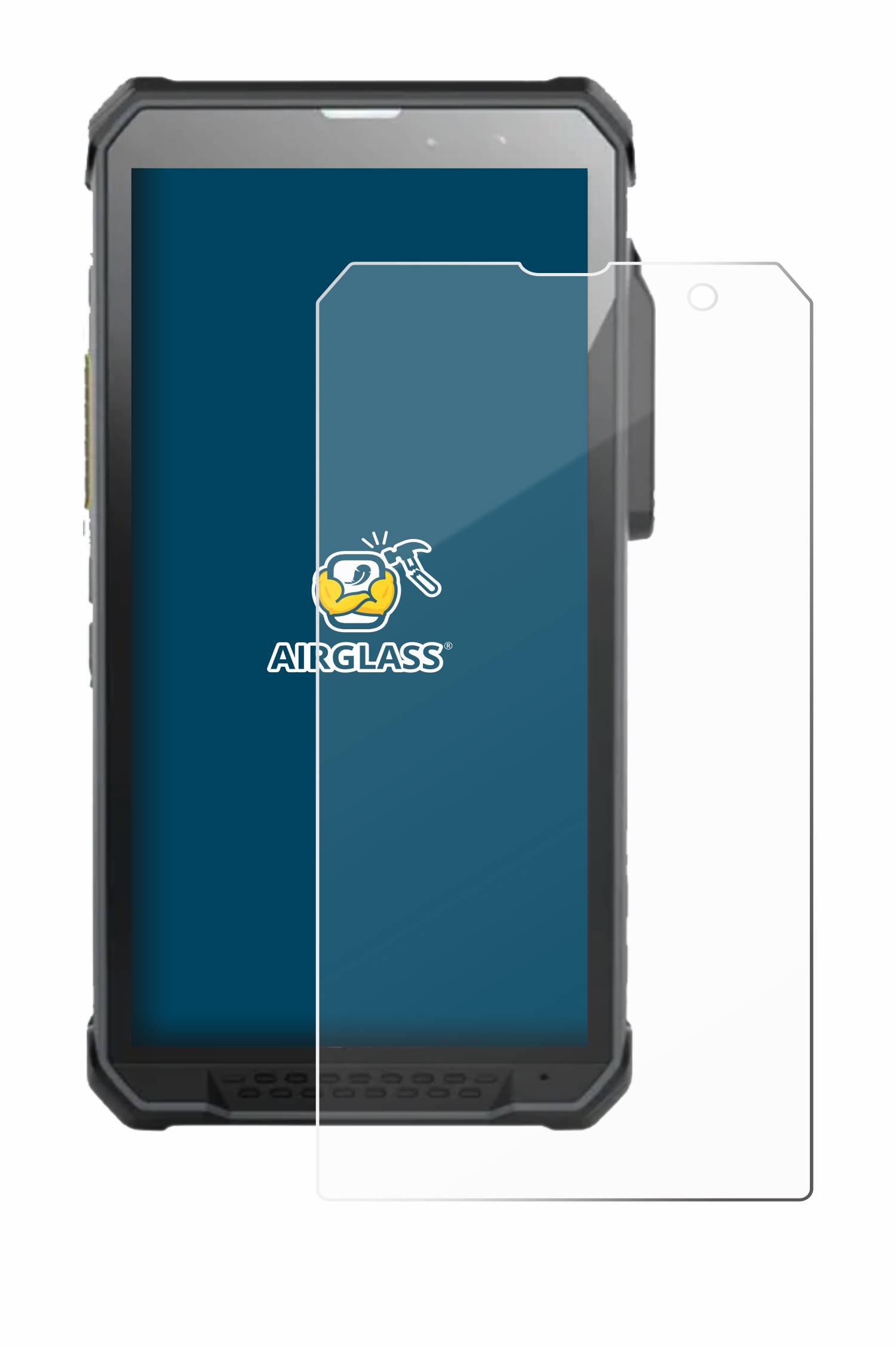 BROTECT AirGlass Glas Schutz-Folie für RugGear RG880 - Schutzglas