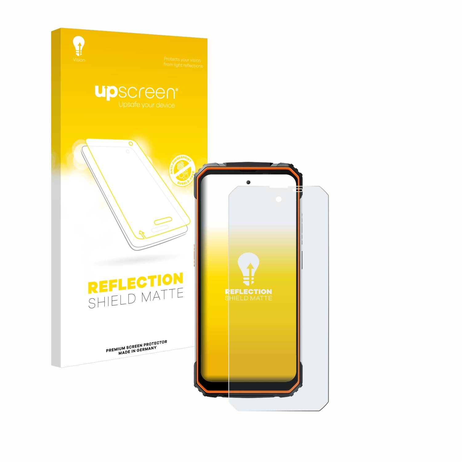 upscreen Schutzfolie für Blackview BV8100 Folie Matt Entspiegelt Anti-Reflex