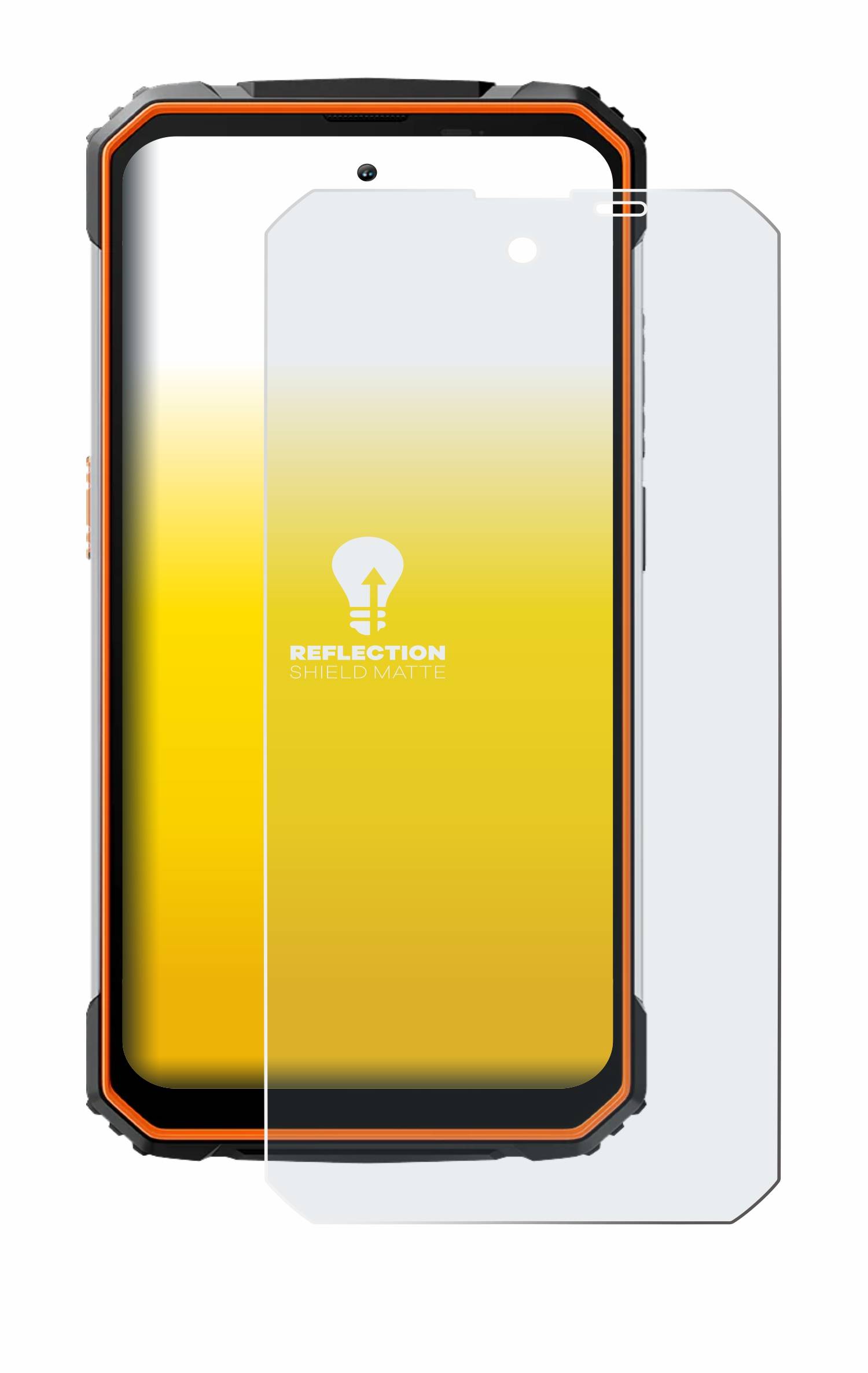 upscreen Schutzfolie für Blackview BV8100 Folie Matt Entspiegelt Anti-Reflex
