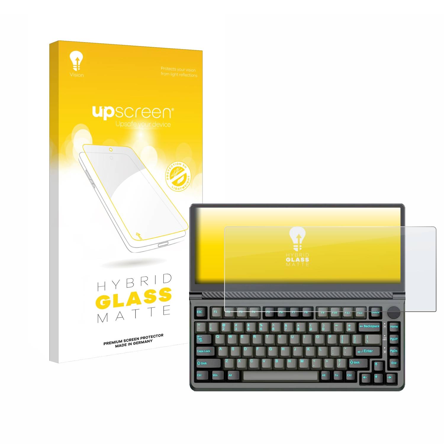 upscreen Hybrid Glas Matt Schutz-Folie für Kwumsy K3 13