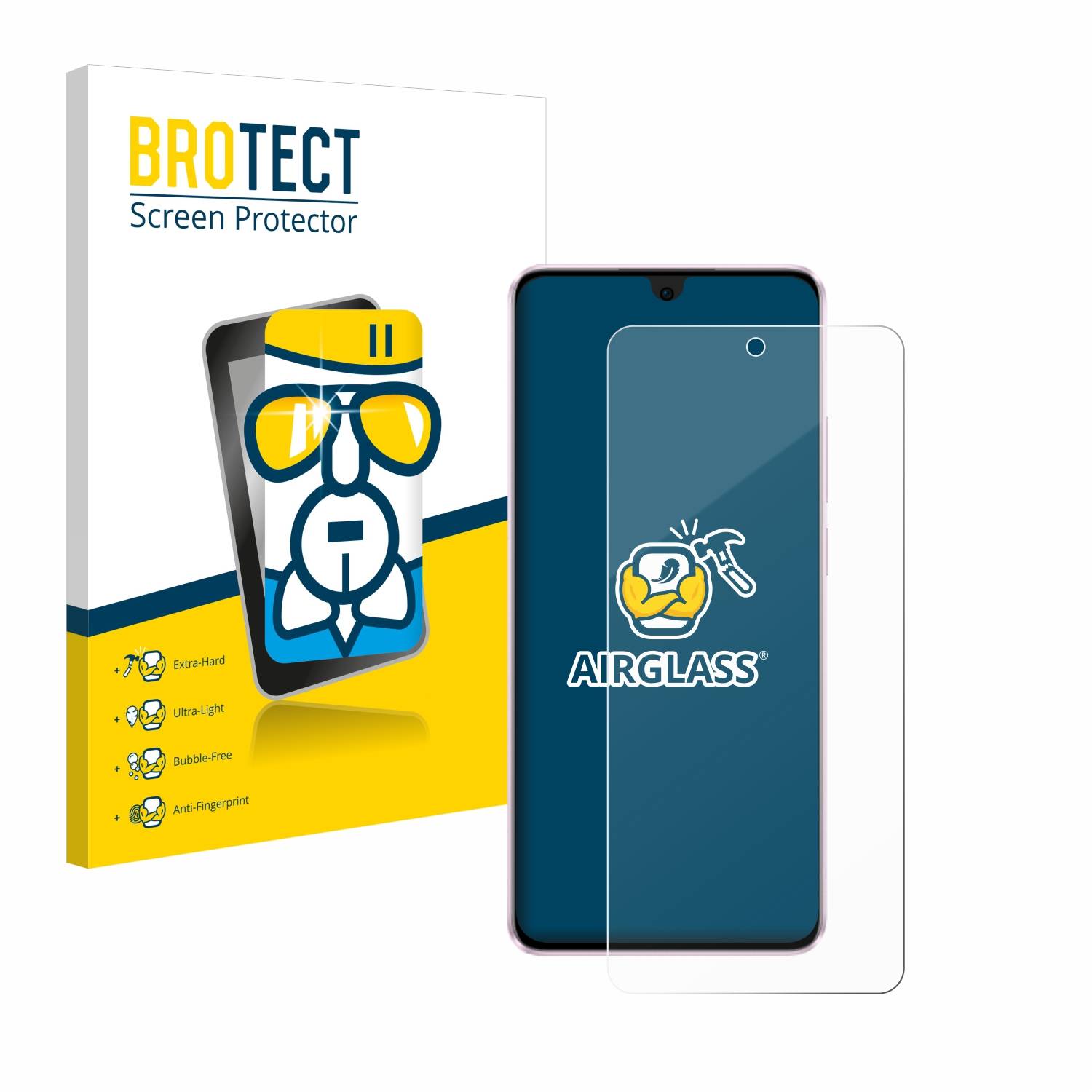 BROTECT AirGlass Glas Panzer-Folie für Oppo Reno 11 F - Schutzglas